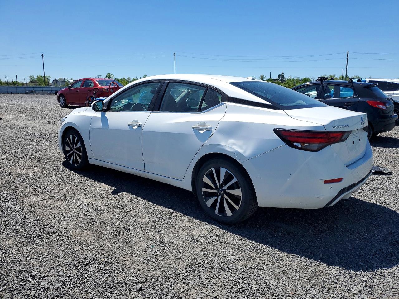 2023 Nissan Sentra Sv Белый vin: 3N1AB8CV8PY233938