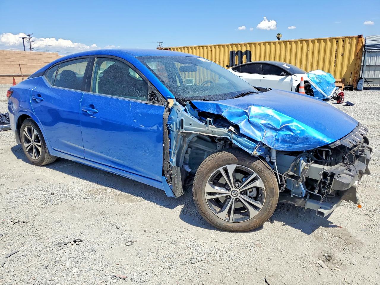 2023 Nissan Sentra Sv Blue vin: 3N1AB8CV8PY238976