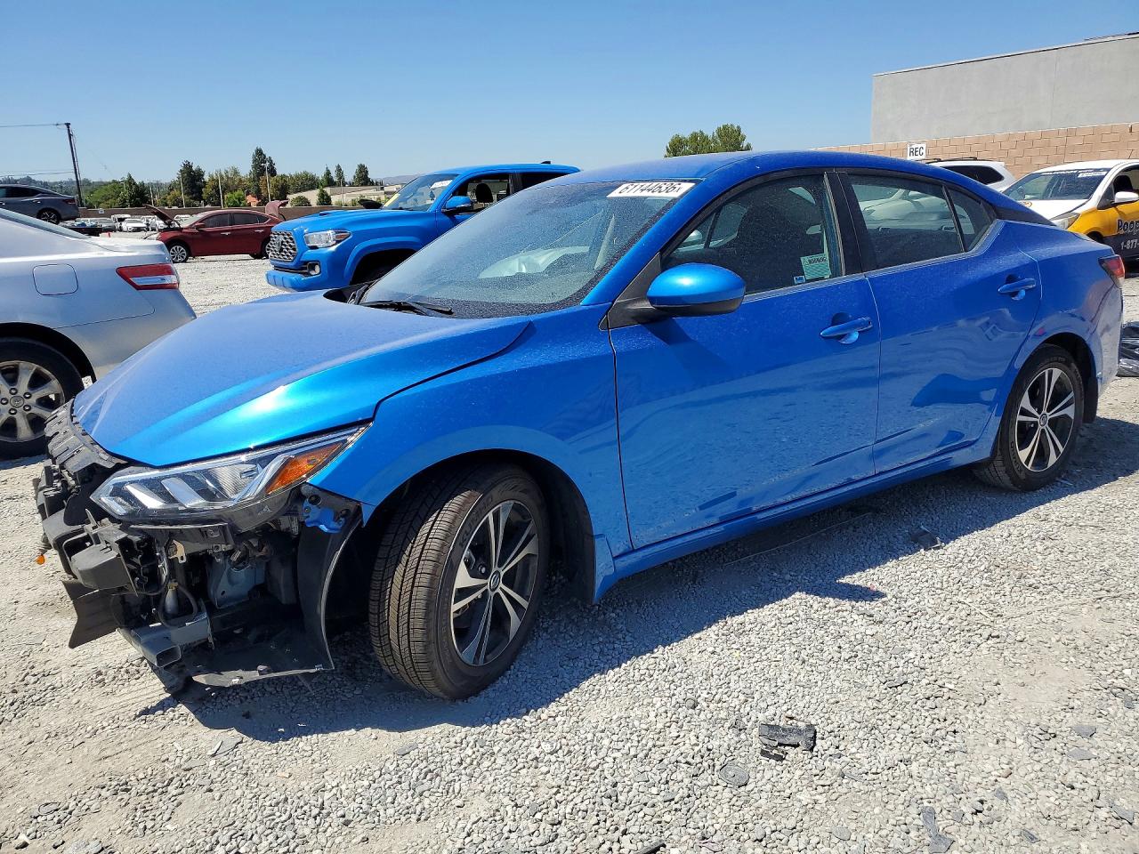 2023 Nissan Sentra Sv Blue vin: 3N1AB8CV8PY238976