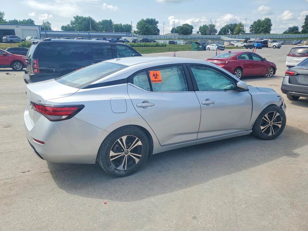 2023 Nissan Sentra Sv Silver vin: 3N1AB8CV8PY243868