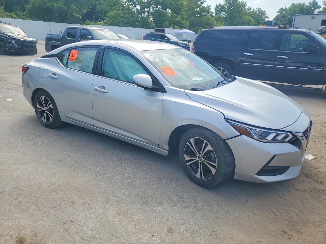 2023 Nissan Sentra Sv Silver vin: 3N1AB8CV8PY243868