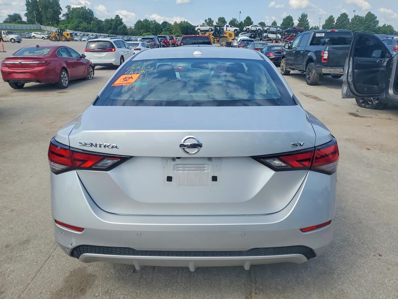 2023 Nissan Sentra Sv Silver vin: 3N1AB8CV8PY243868