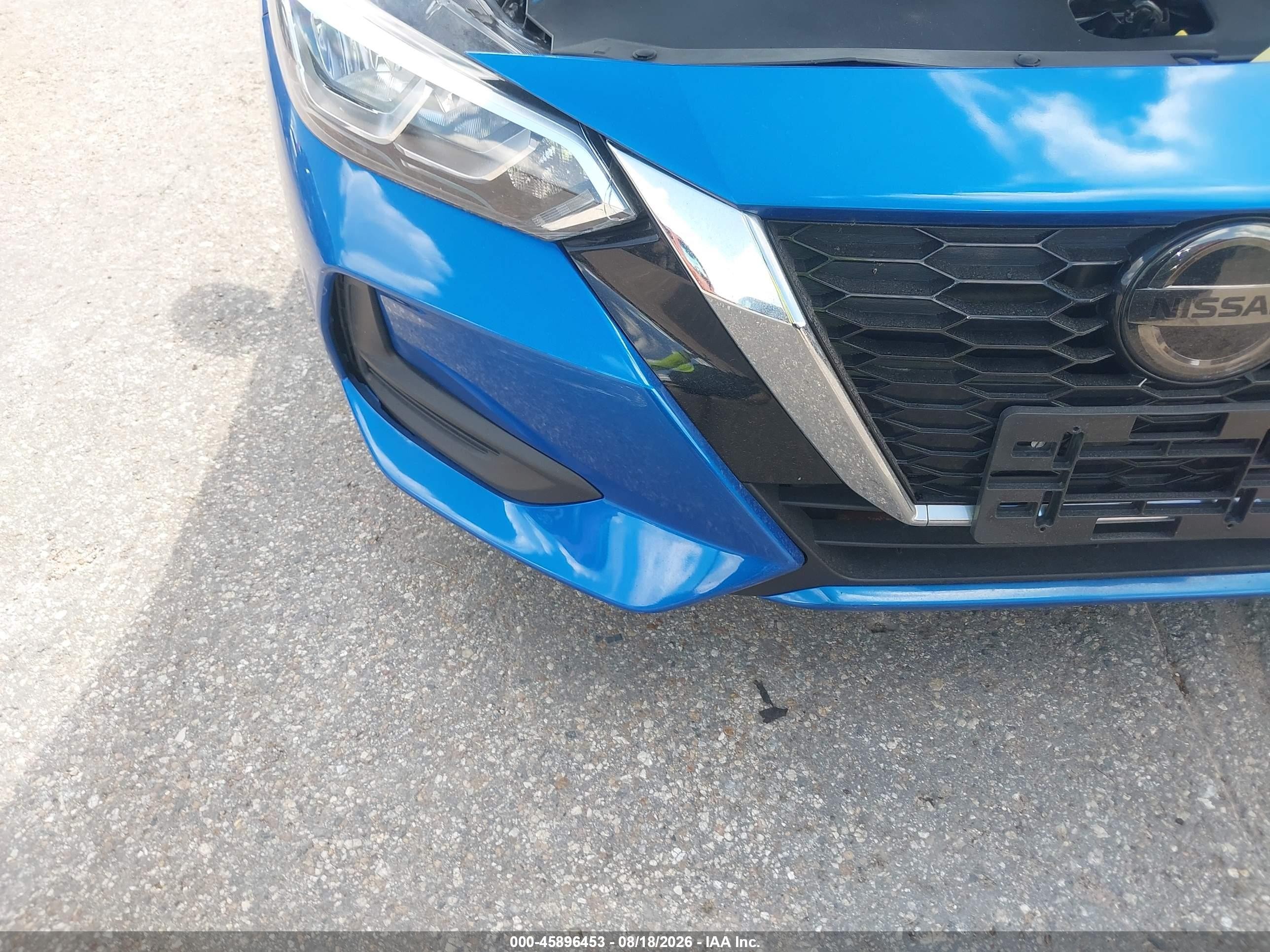 2023 Nissan Sentra Sv Xtronic Cvt Blue vin: 3N1AB8CV8PY292701