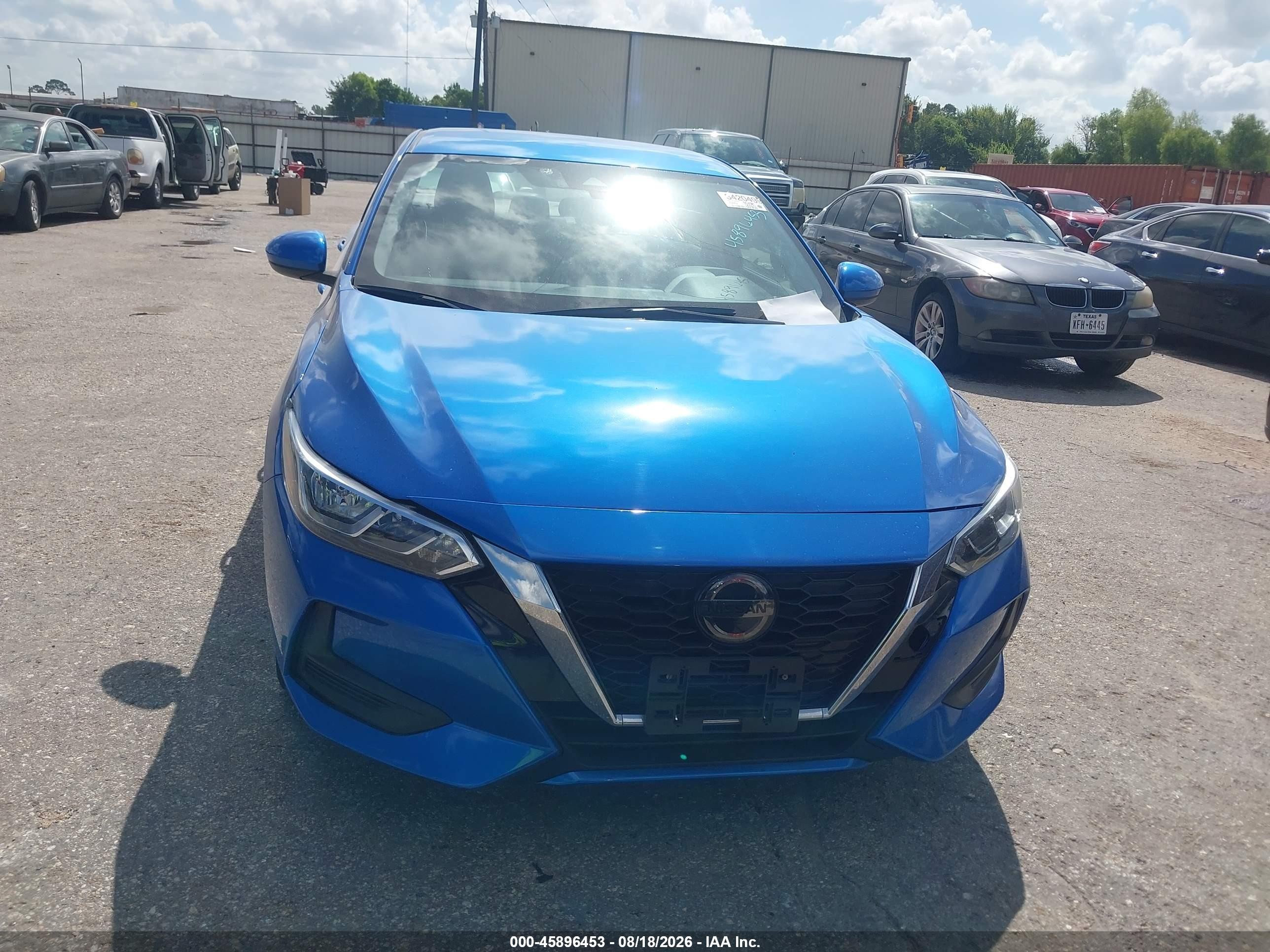 2023 Nissan Sentra Sv Xtronic Cvt Blue vin: 3N1AB8CV8PY292701