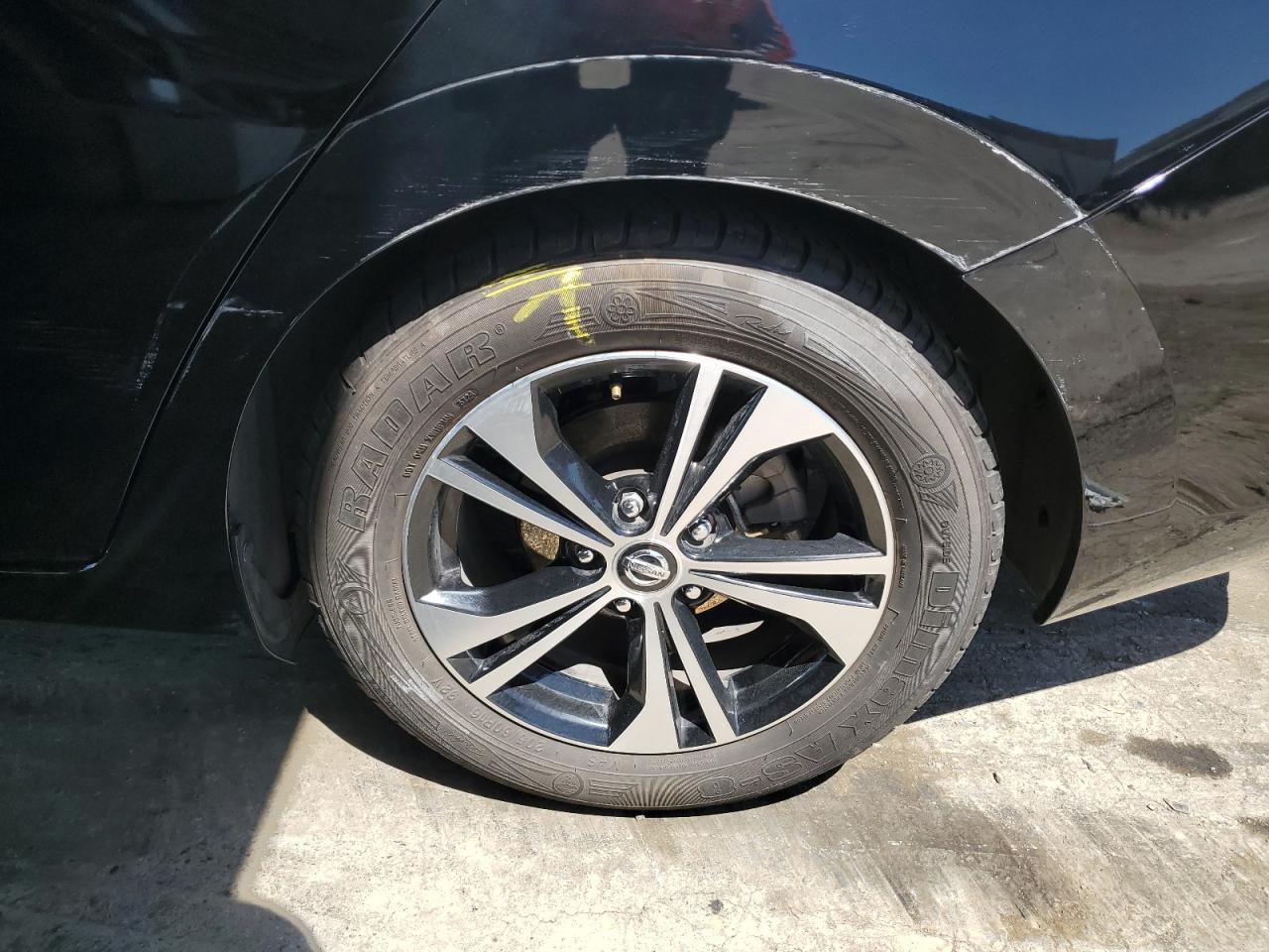 2023 Nissan Sentra Sv Black vin: 3N1AB8CV8PY303759 Damage: Left Qtr Panel, Heavy Scratch, > 12 Inches