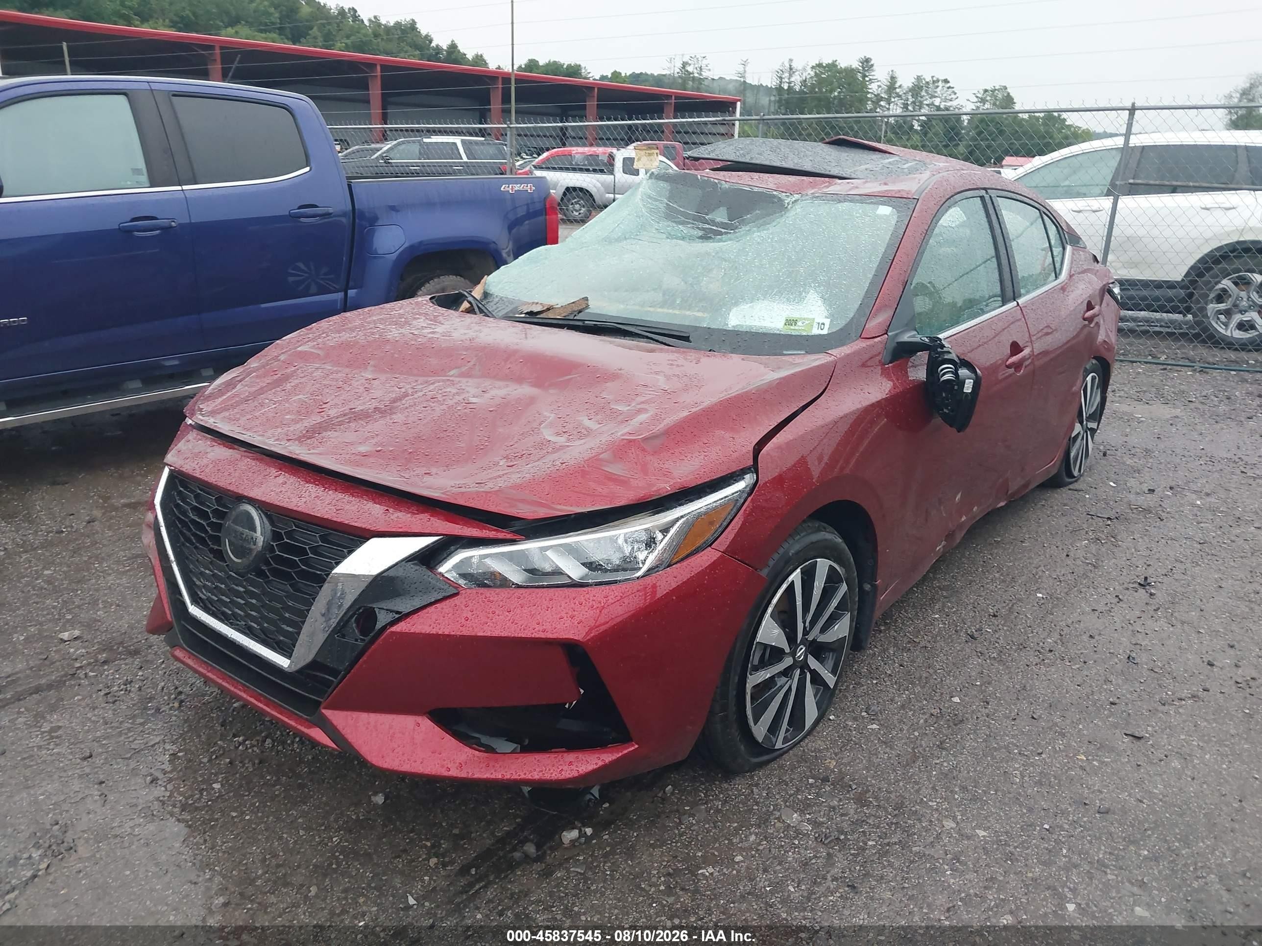 2023 Nissan Sentra Sv Xtronic Cvt Burgundy vin: 3N1AB8CV8PY322442