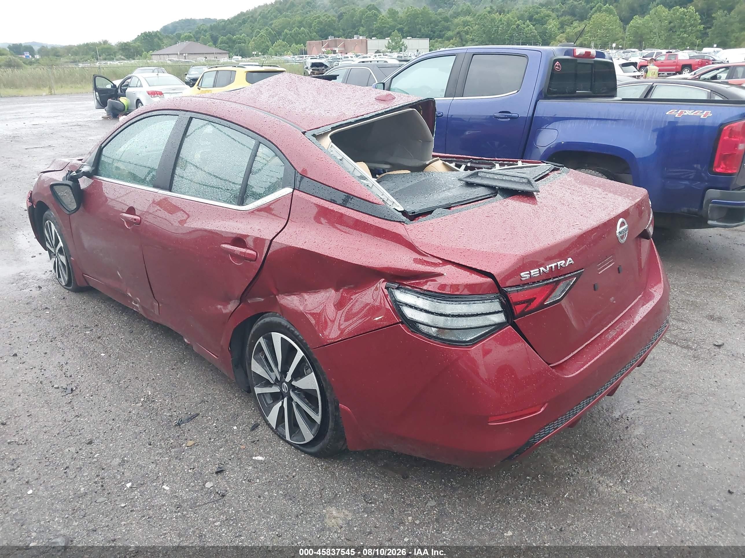 2023 Nissan Sentra Sv Xtronic Cvt Burgundy vin: 3N1AB8CV8PY322442