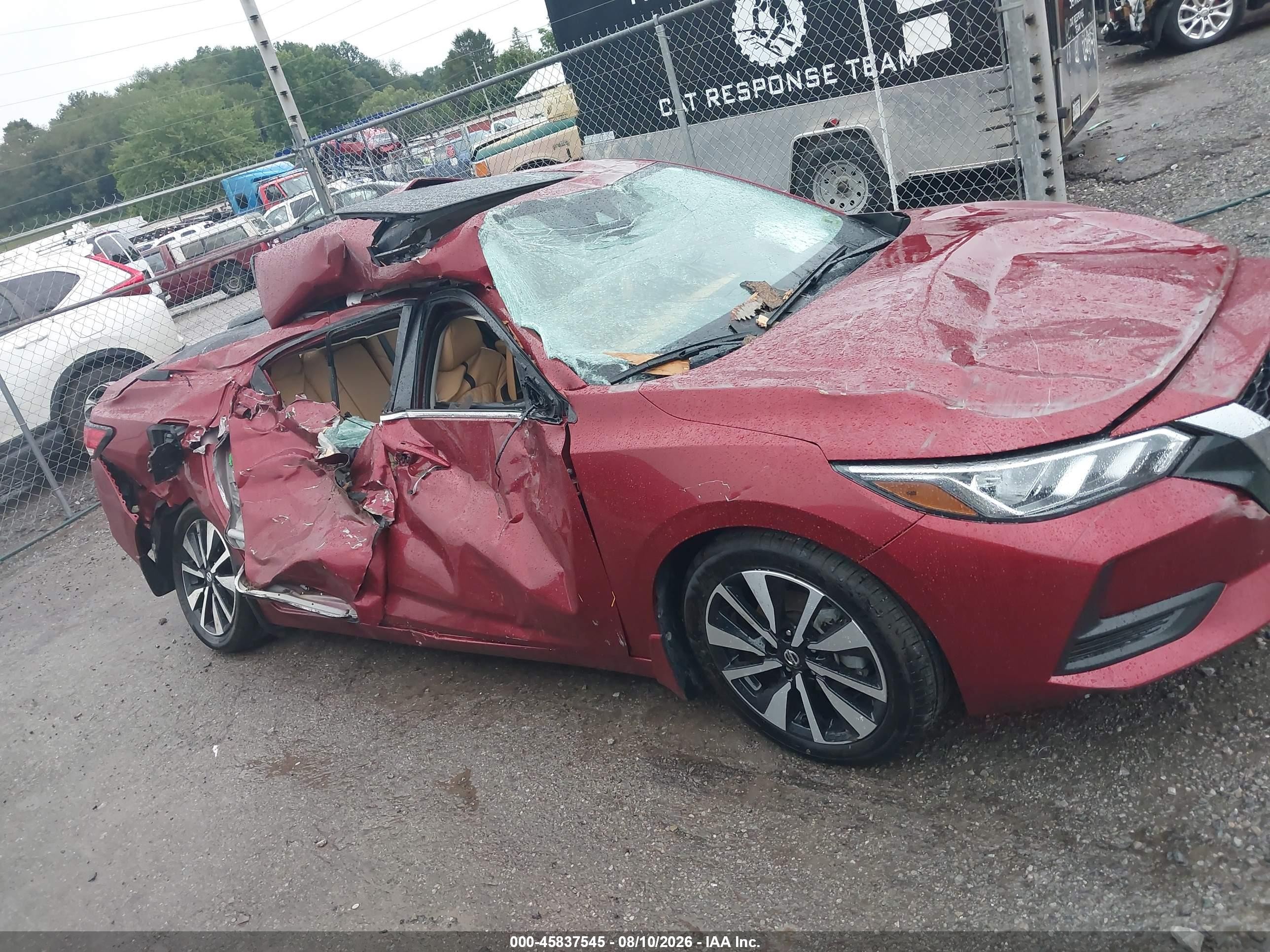 2023 Nissan Sentra Sv Xtronic Cvt Burgundy vin: 3N1AB8CV8PY322442
