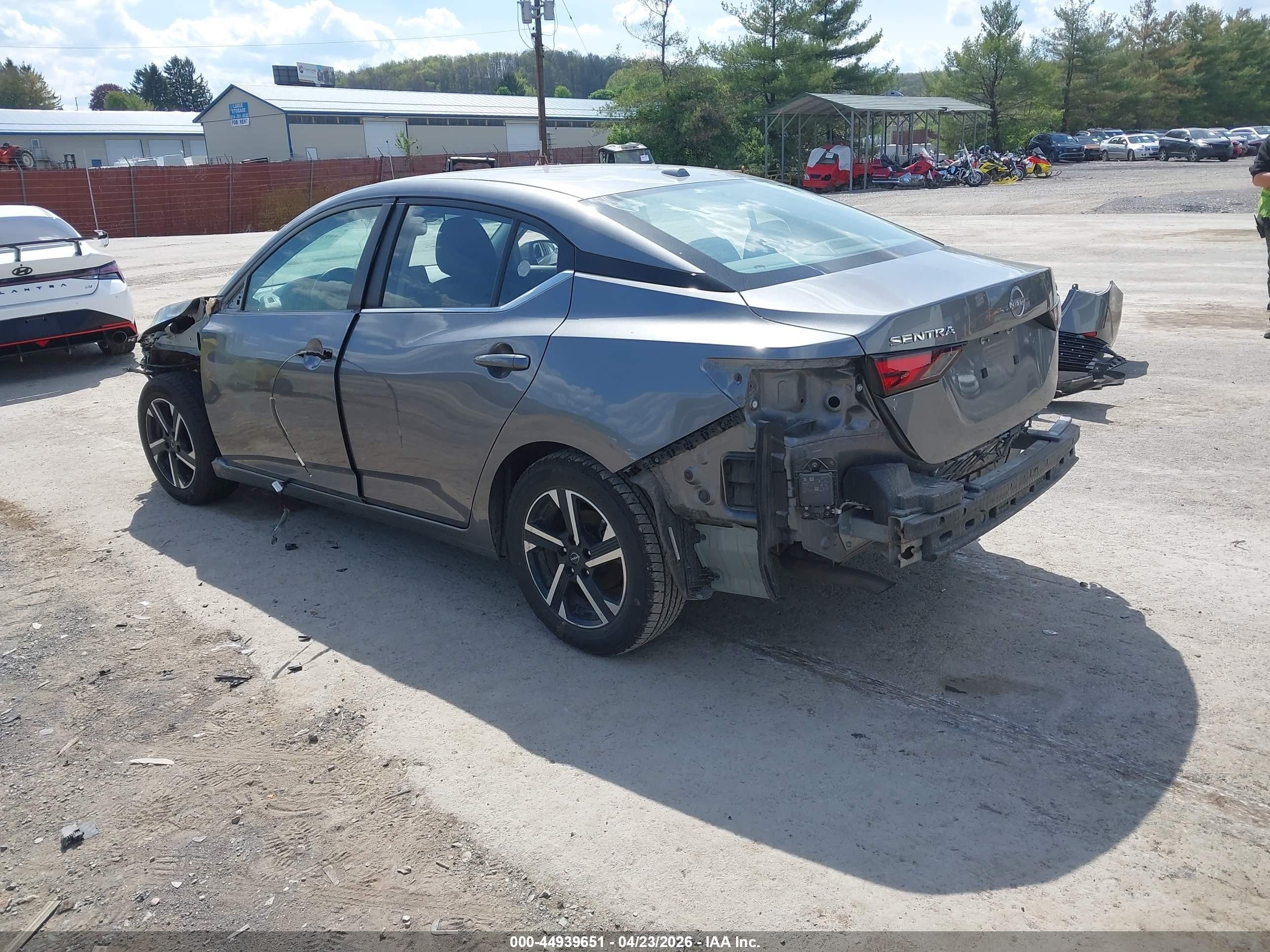 2024 Nissan Sentra Sv Xtronic Cvt Серый vin: 3N1AB8CV8RY276310