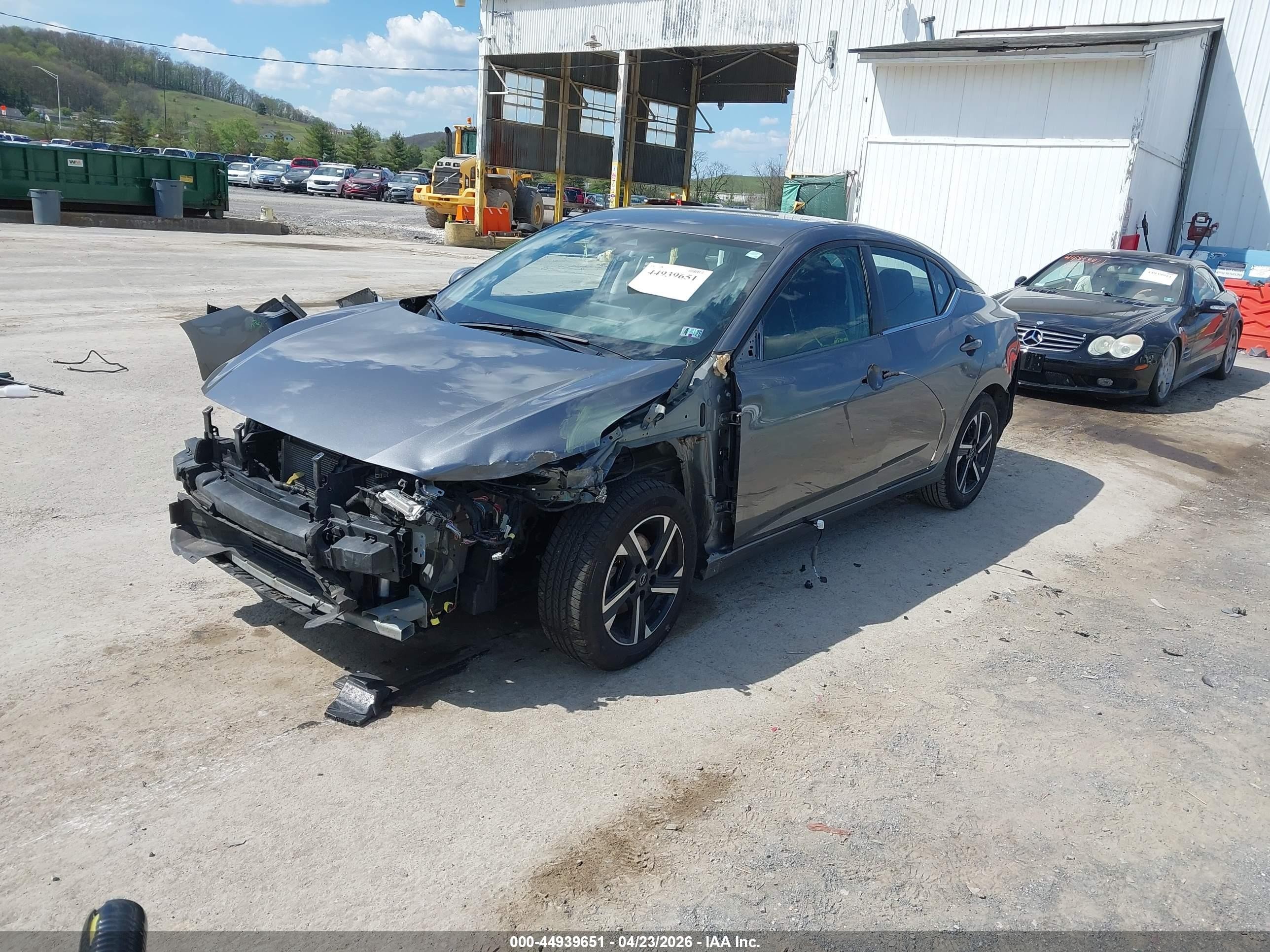 2024 Nissan Sentra Sv Xtronic Cvt Серый vin: 3N1AB8CV8RY276310