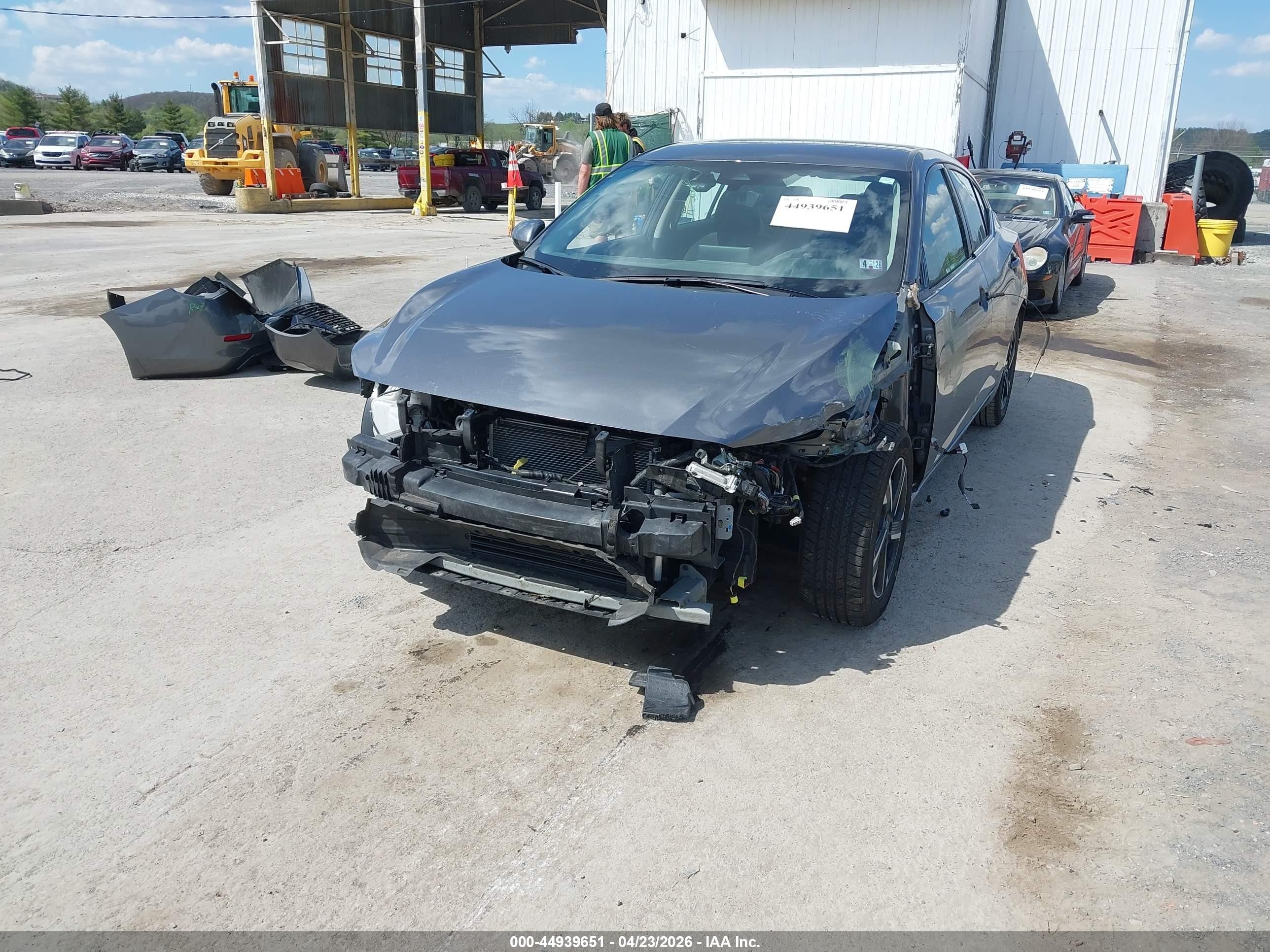 2024 Nissan Sentra Sv Xtronic Cvt Серый vin: 3N1AB8CV8RY276310