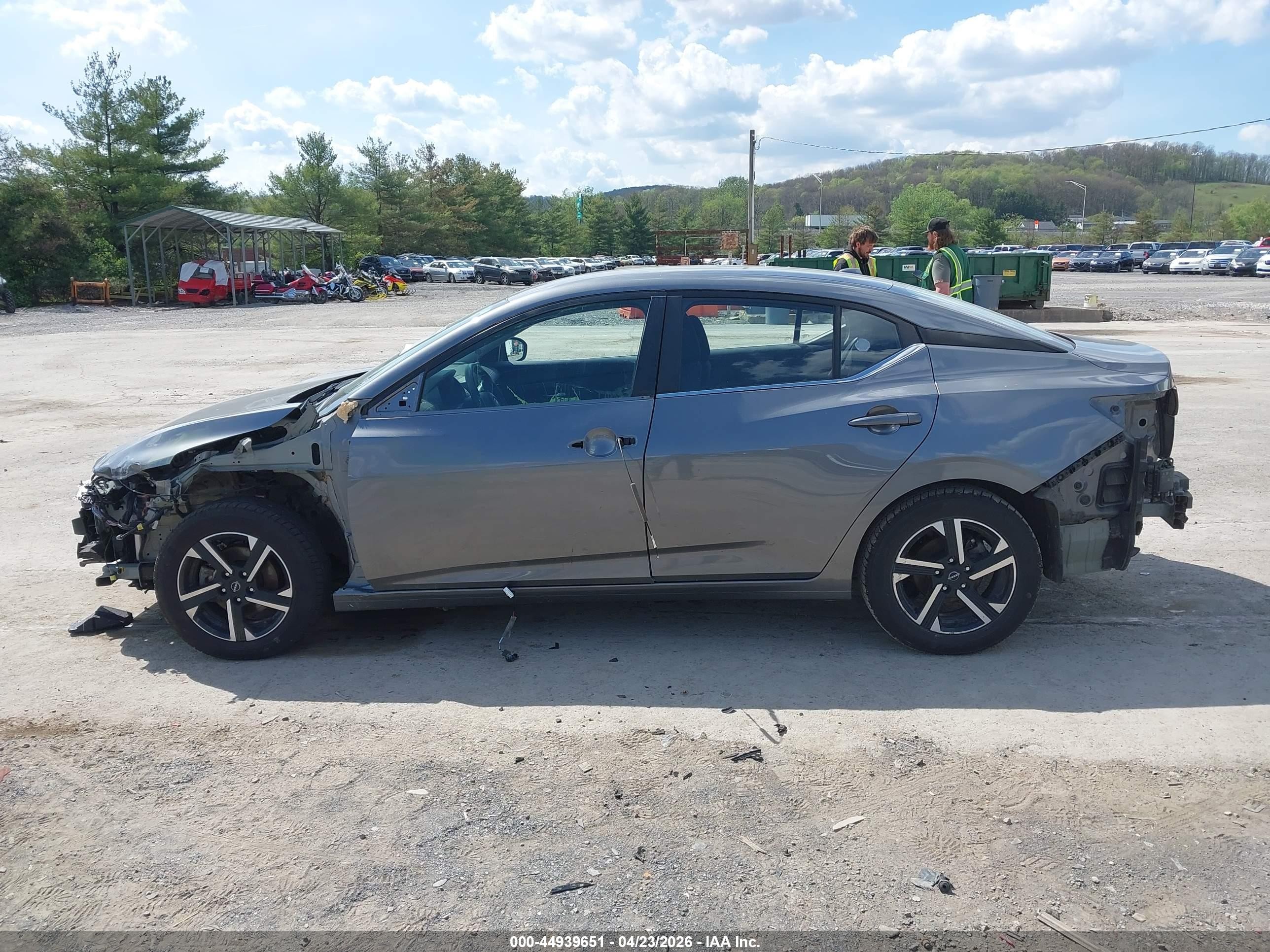 2024 Nissan Sentra Sv Xtronic Cvt Серый vin: 3N1AB8CV8RY276310