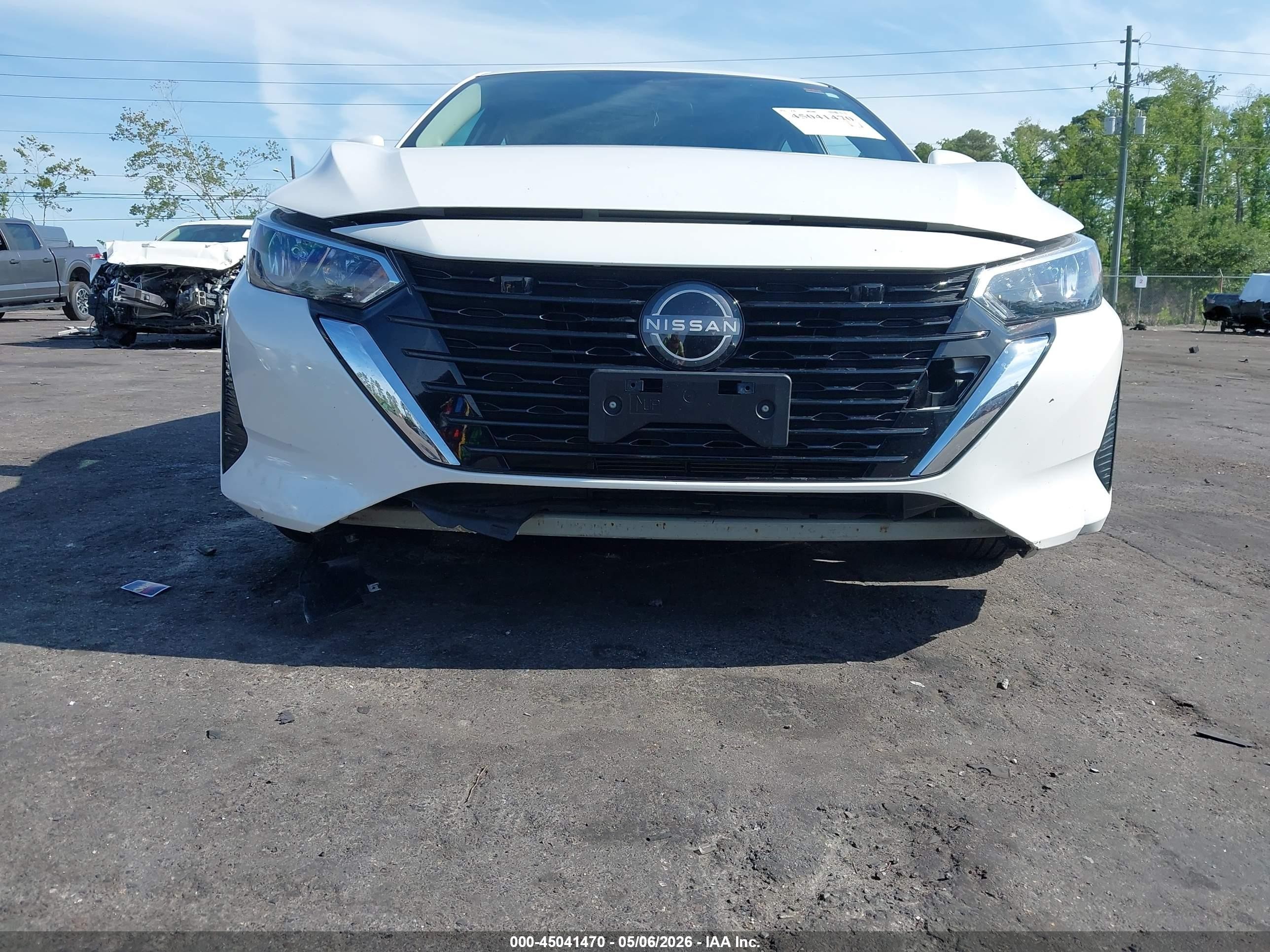 2024 Nissan Sentra Sv Xtronic Cvt White vin: 3N1AB8CV8RY313615