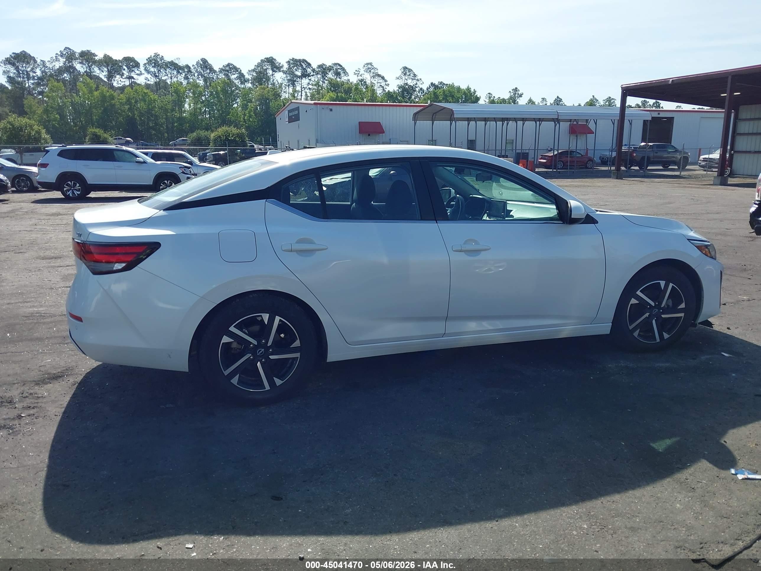 2024 Nissan Sentra Sv Xtronic Cvt White vin: 3N1AB8CV8RY313615