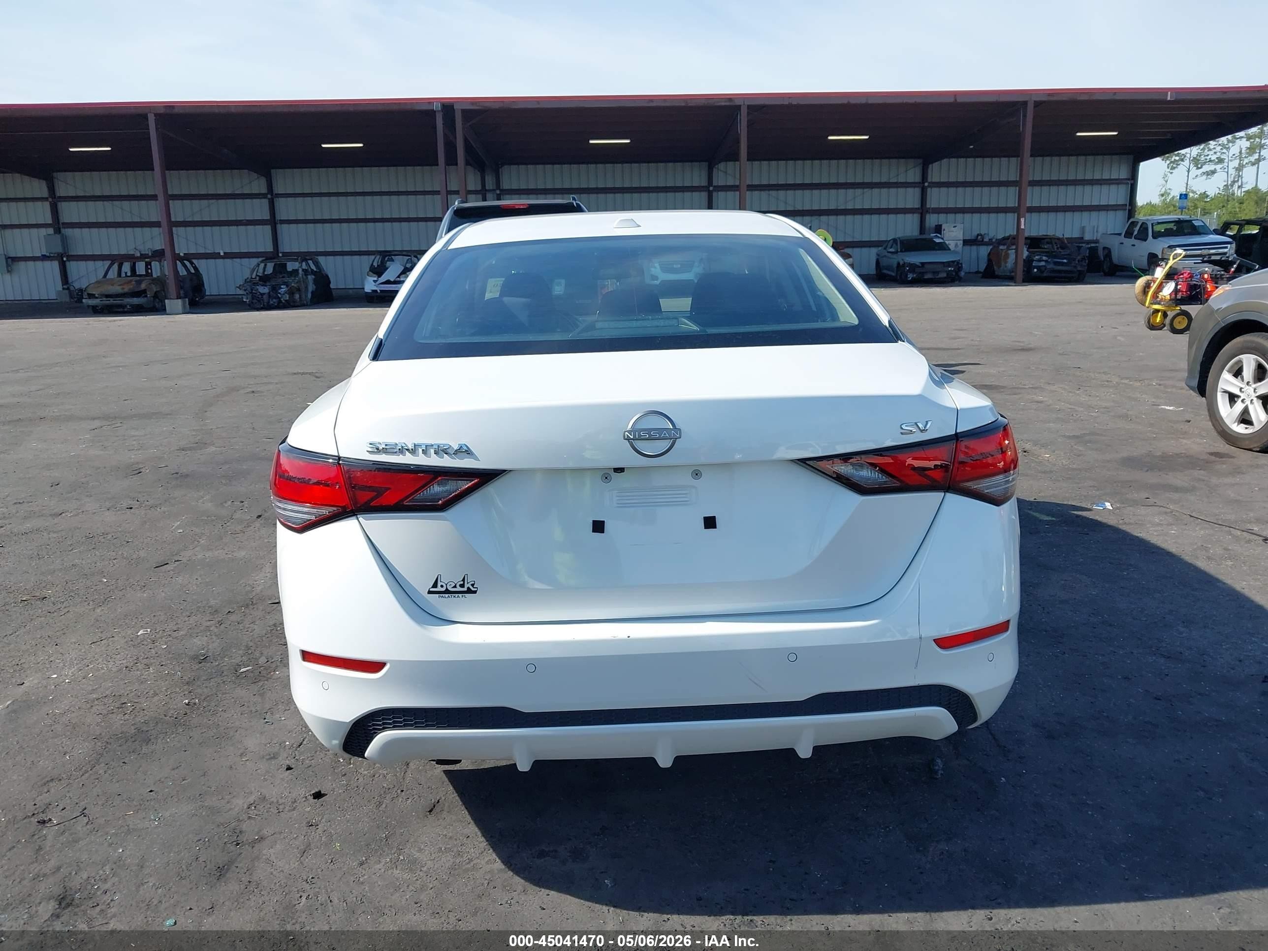 2024 Nissan Sentra Sv Xtronic Cvt White vin: 3N1AB8CV8RY313615