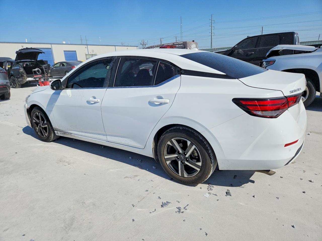 2024 Nissan Sentra Sv Белый vin: 3N1AB8CV8RY329541