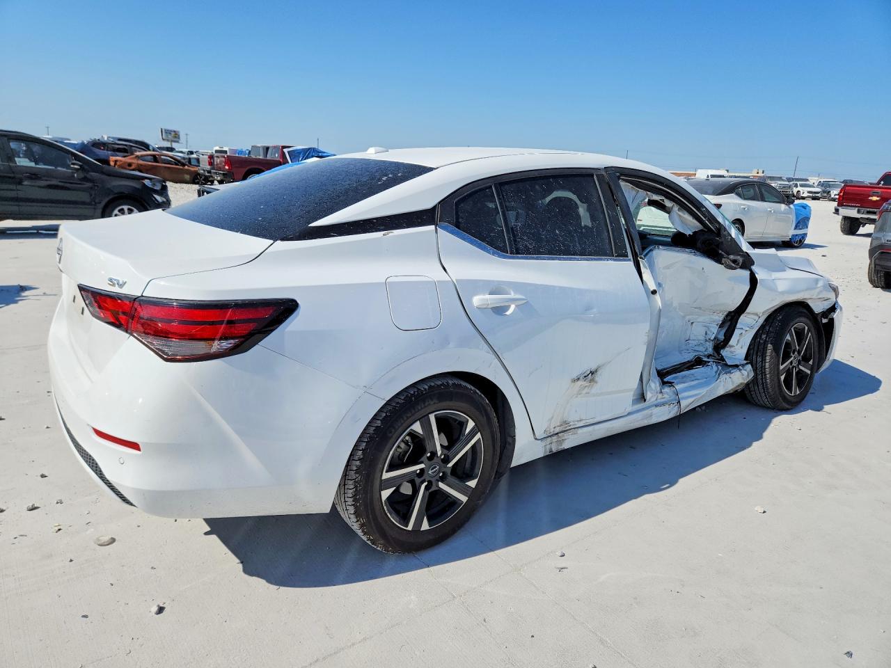 2024 Nissan Sentra Sv Белый vin: 3N1AB8CV8RY329541