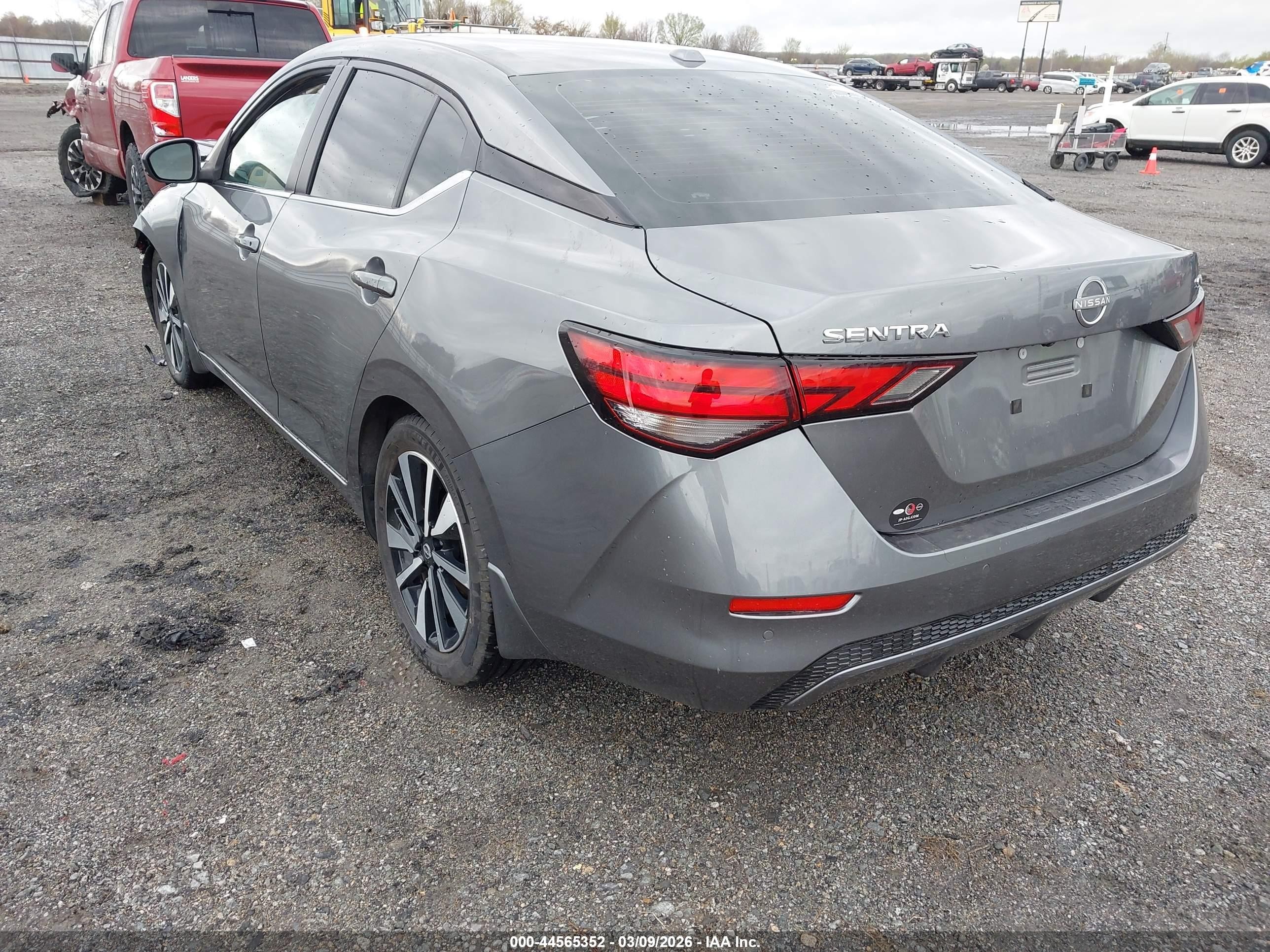 2024 Nissan Sentra Sv Xtronic Cvt Серый vin: 3N1AB8CV8RY367190