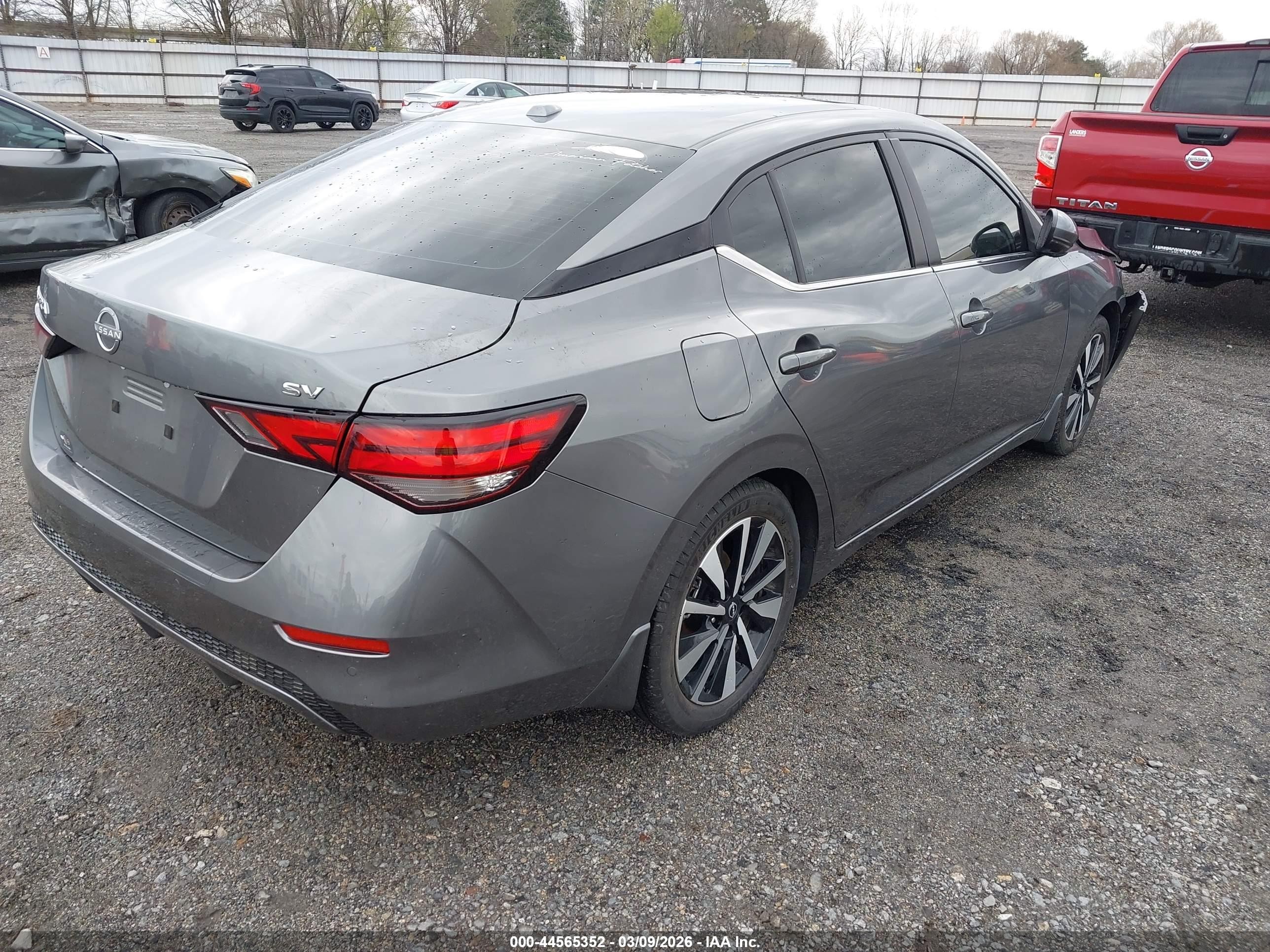 2024 Nissan Sentra Sv Xtronic Cvt Серый vin: 3N1AB8CV8RY367190