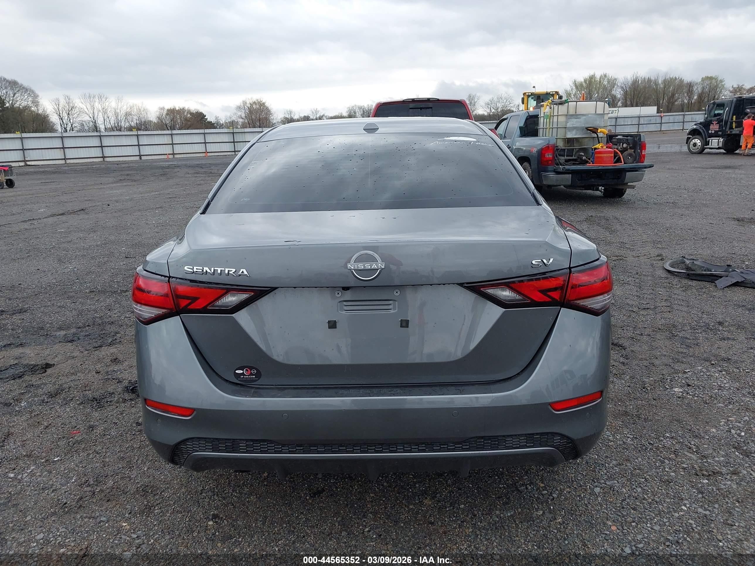 2024 Nissan Sentra Sv Xtronic Cvt Серый vin: 3N1AB8CV8RY367190