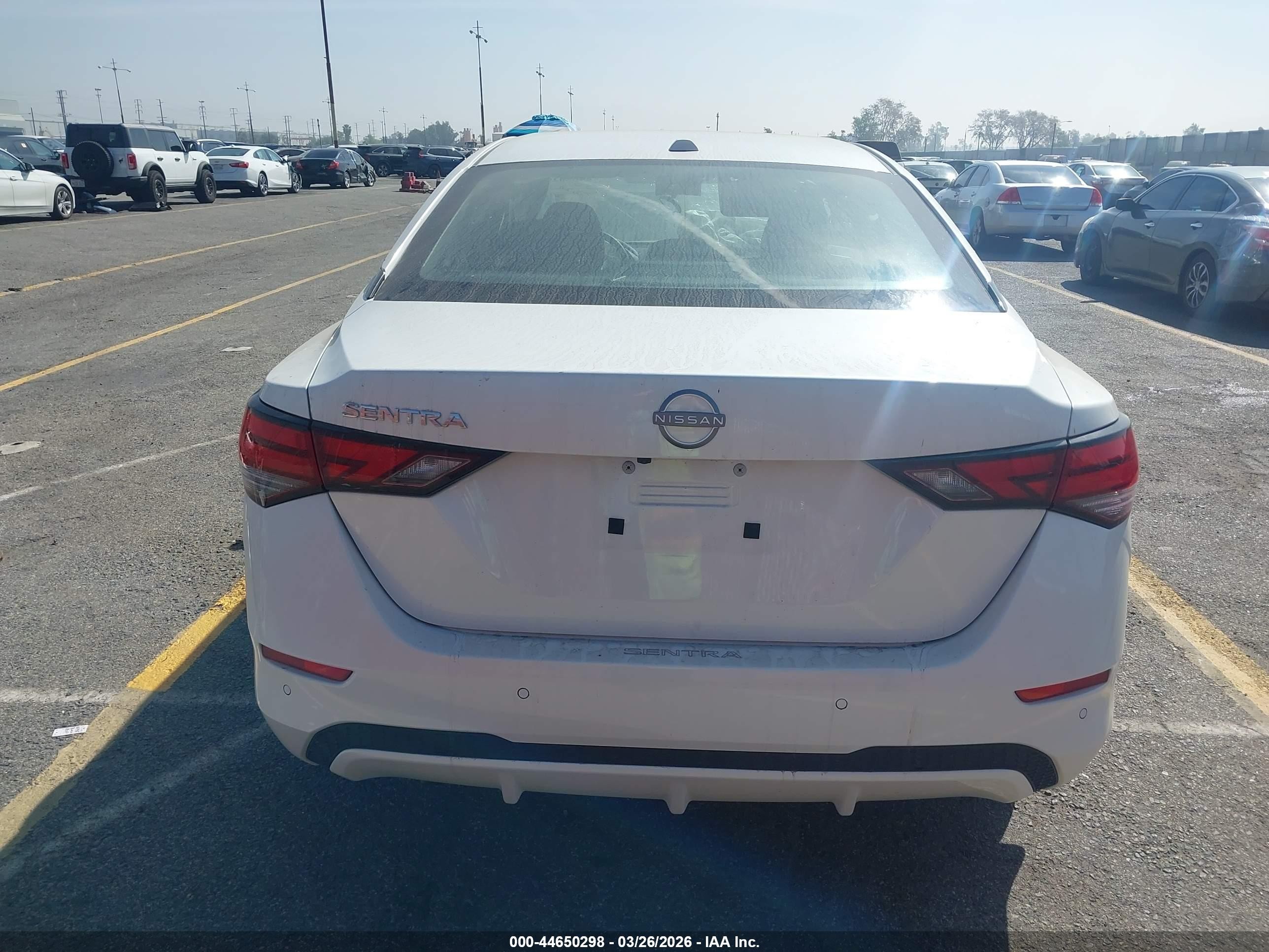 2025 Nissan Sentra Sv White vin: 3N1AB8CV8SY247654