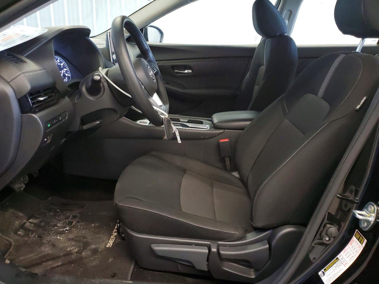 2025 Nissan Sentra Sv Черный vin: 3N1AB8CV8SY384092