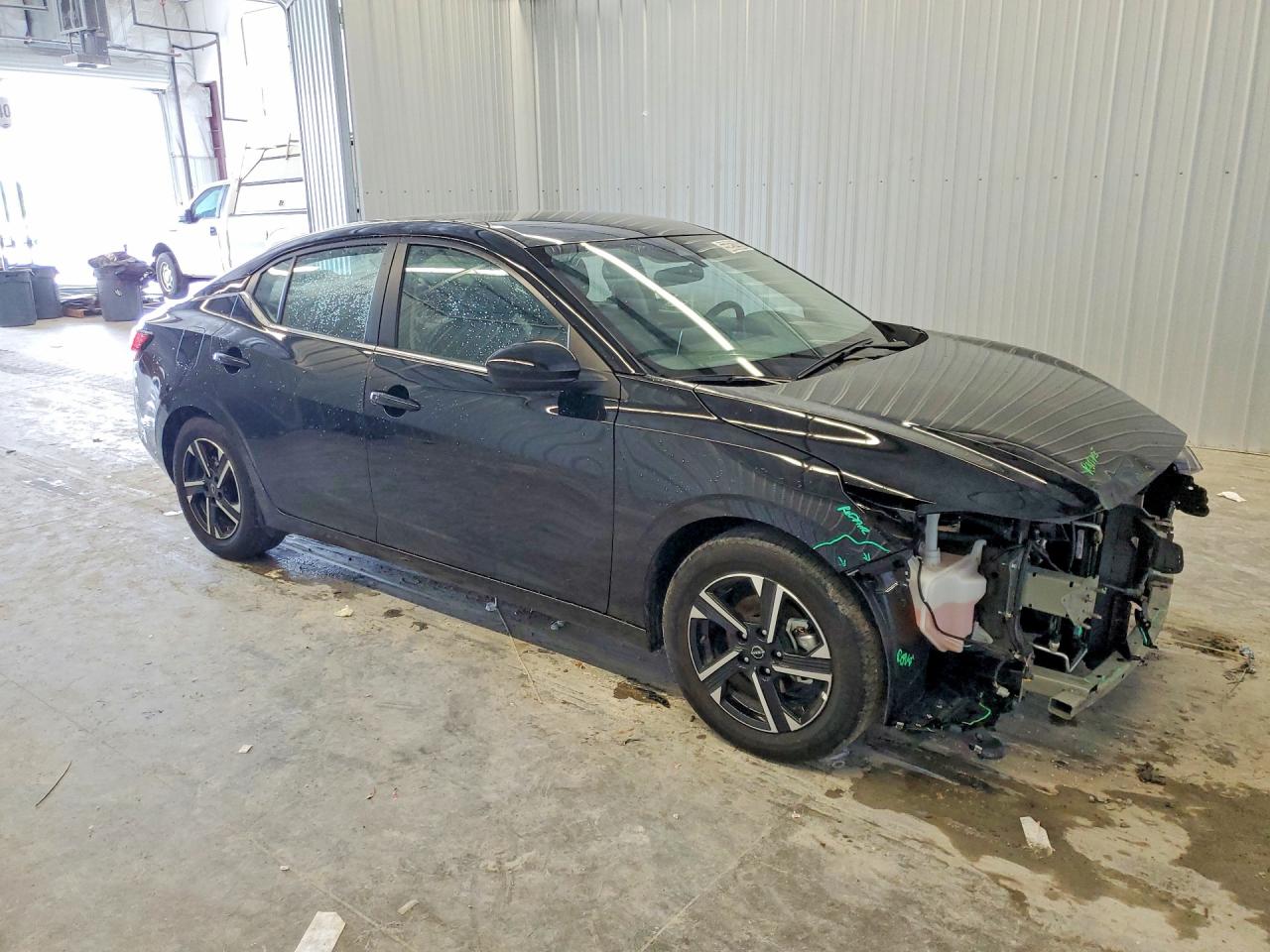 2025 Nissan Sentra Sv Черный vin: 3N1AB8CV8SY384092