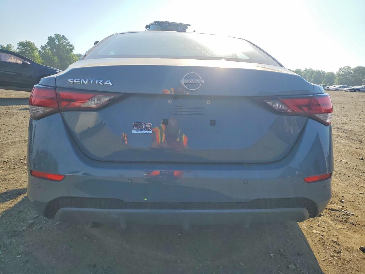 2025 Nissan Sentra Sv Серый vin: 3N1AB8CV8SY386716