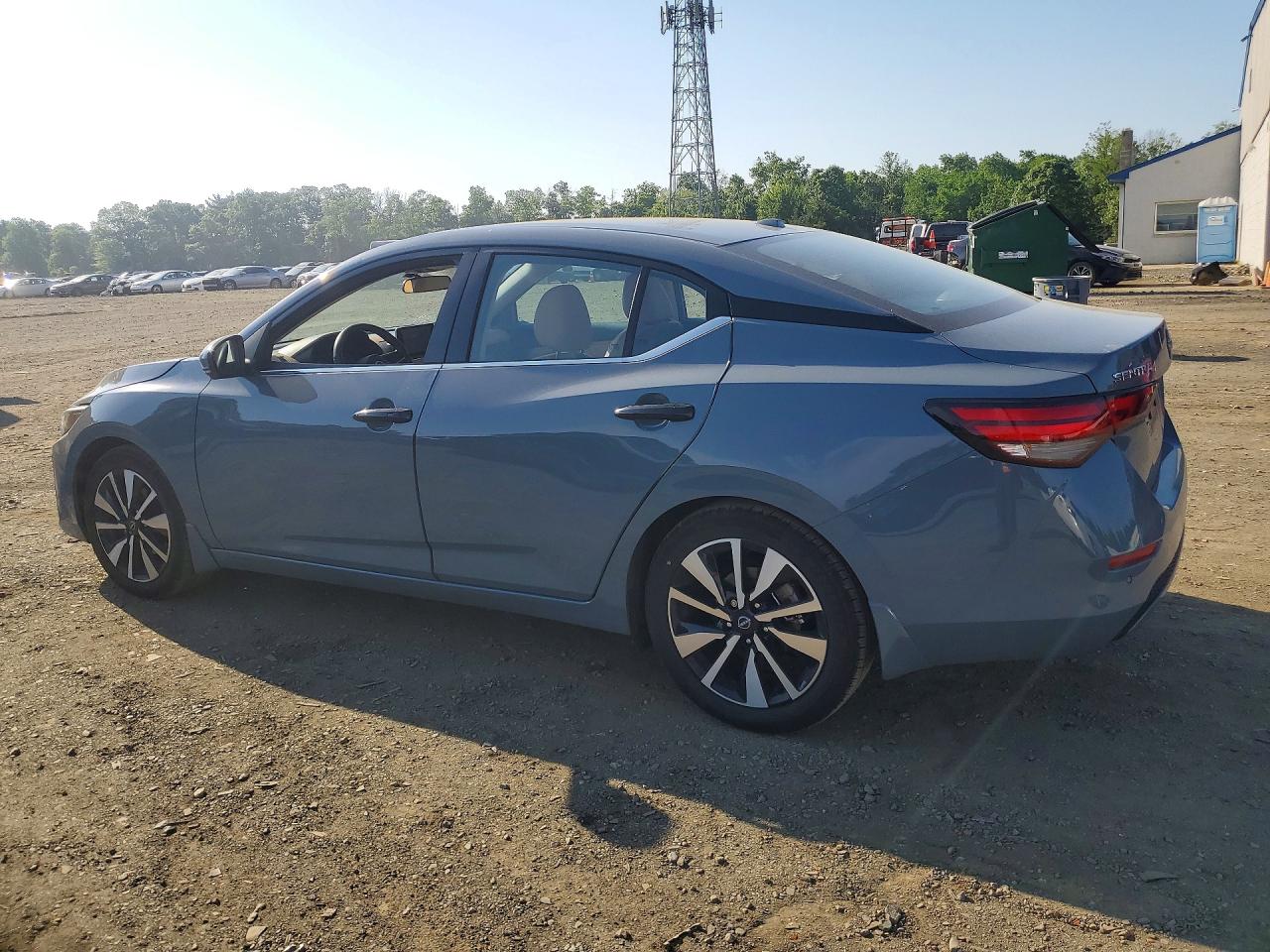 2025 Nissan Sentra Sv Серый vin: 3N1AB8CV8SY386716
