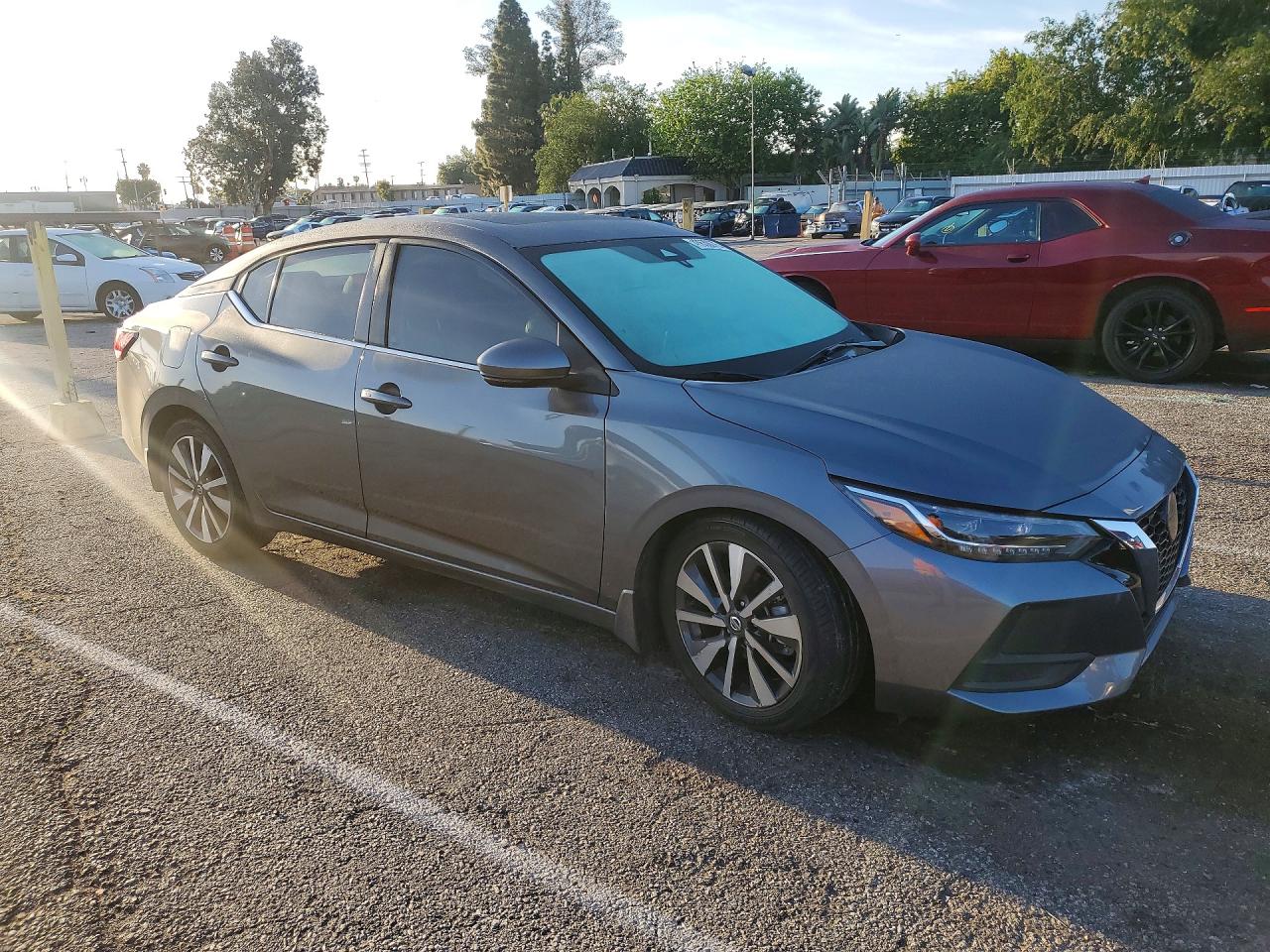 2020 Niss Sentra Серый vin: 3N1AB8CV9LY216673