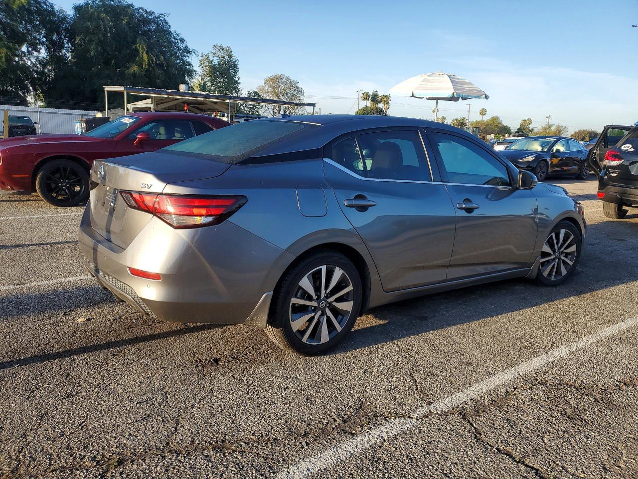 2020 Niss Sentra Серый vin: 3N1AB8CV9LY216673