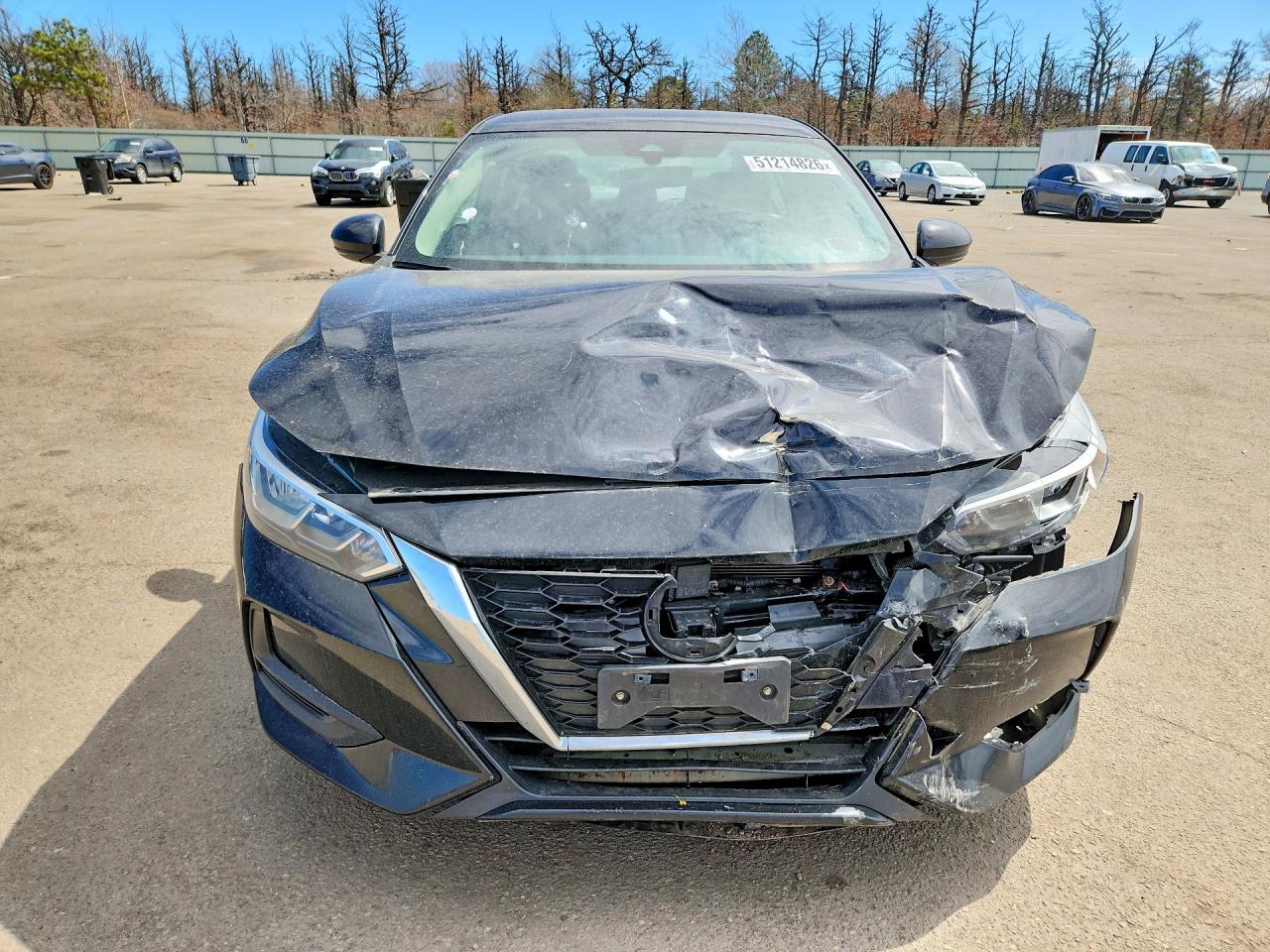 2020 Nissan Sentra Sv Black vin: 3N1AB8CV9LY312819