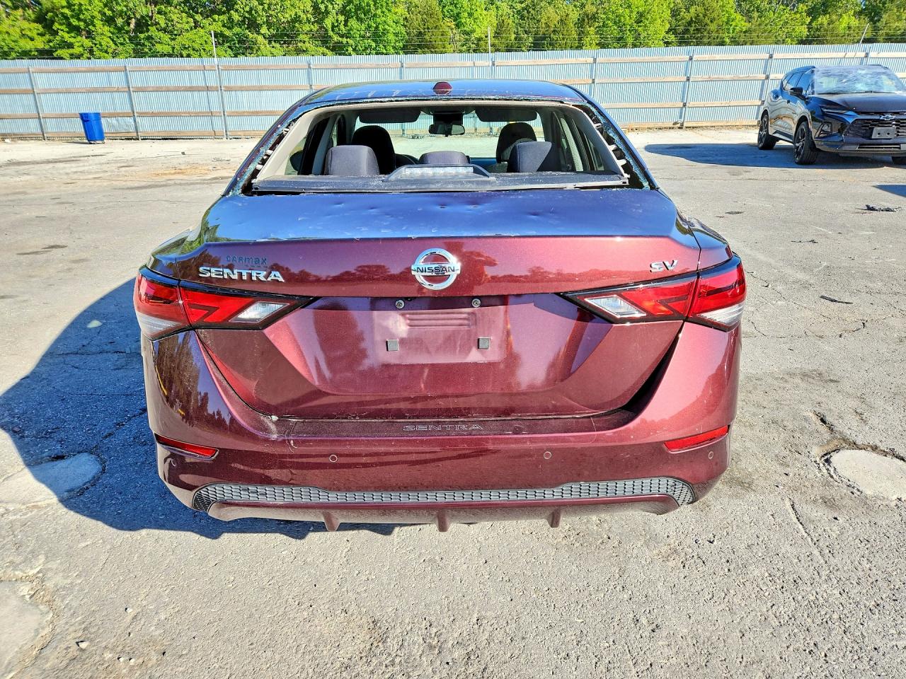 2021 Nissan Sentra Sv Темно-бордовый vin: 3N1AB8CV9MY213211