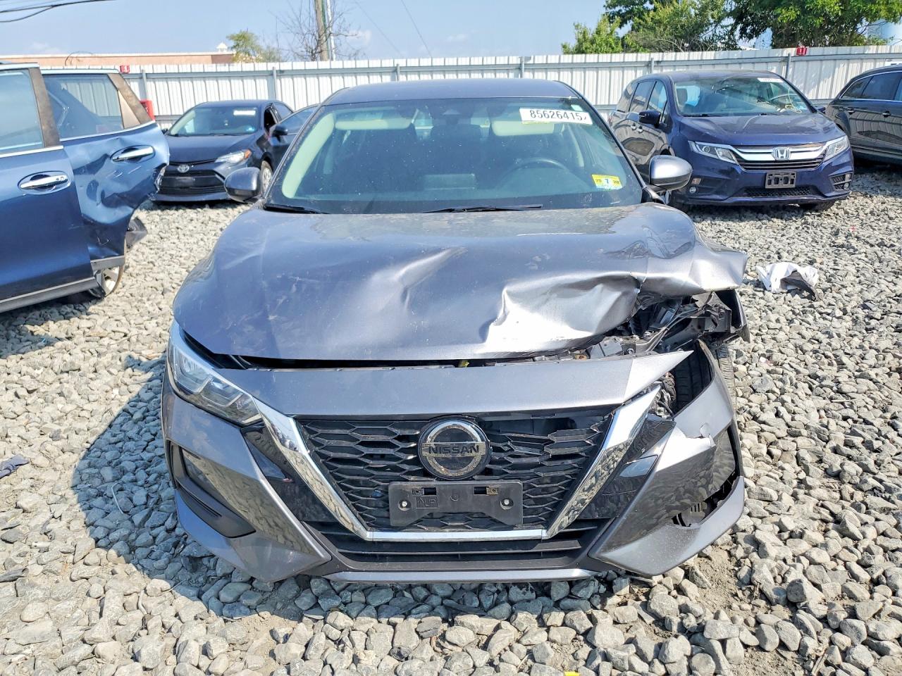 2021 Nissan Sentra Sv Серый vin: 3N1AB8CV9MY275806