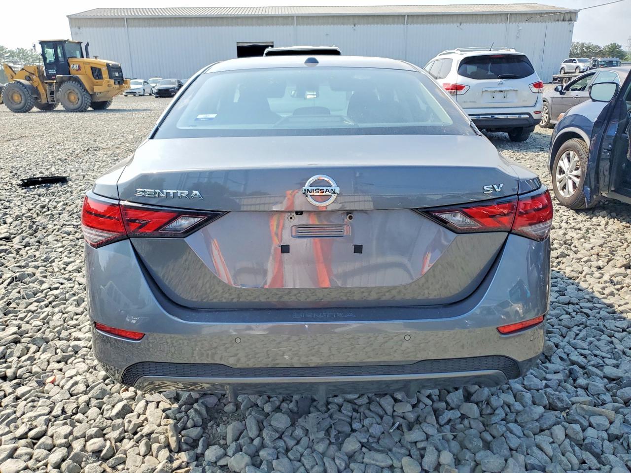 2021 Nissan Sentra Sv Серый vin: 3N1AB8CV9MY275806