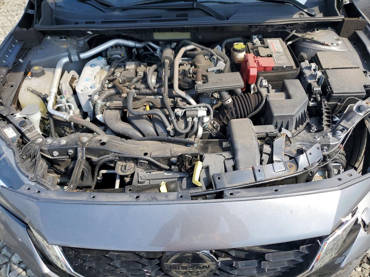 2021 Nissan Sentra Sv Серый vin: 3N1AB8CV9MY275806