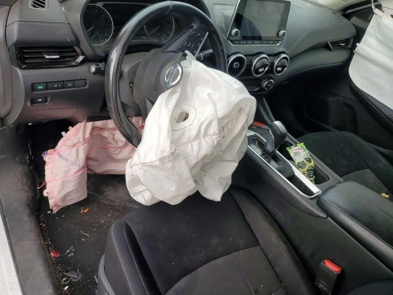 2021 Nissan Sentra Sv White vin: 3N1AB8CV9MY284957