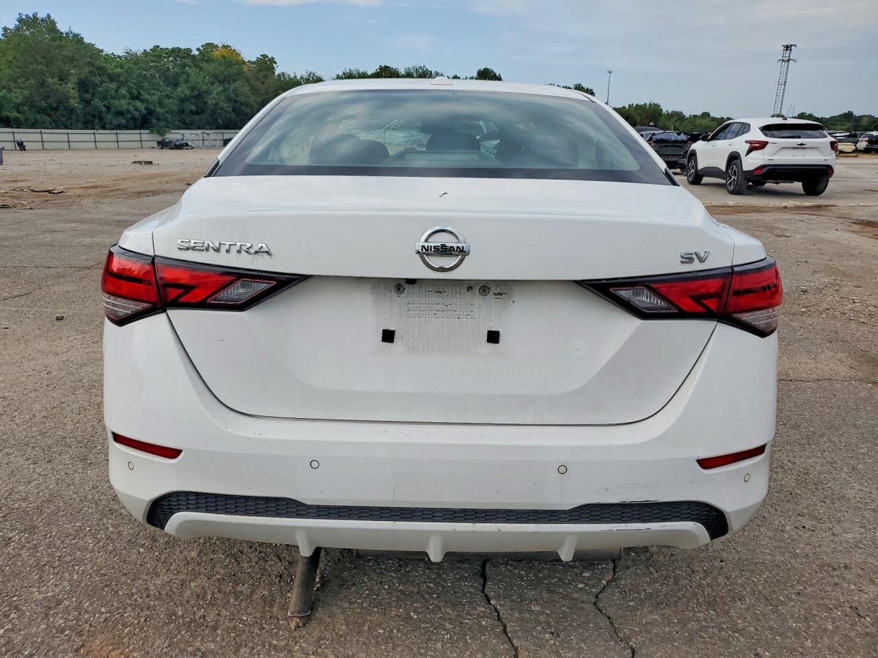 2021 Nissan Sentra Sv White vin: 3N1AB8CV9MY284957