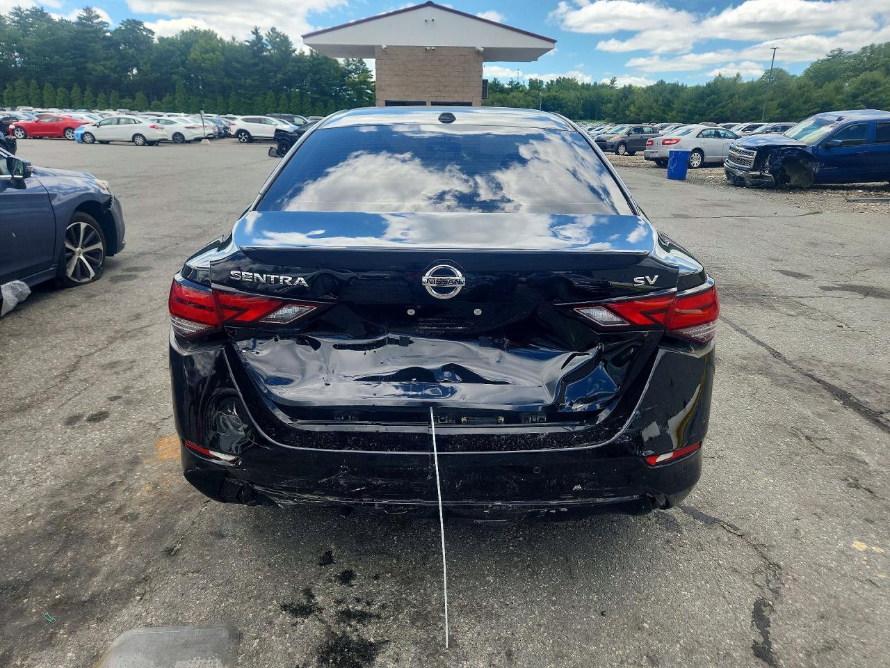 2021 Nissan Sentra Sv Black vin: 3N1AB8CV9MY323630