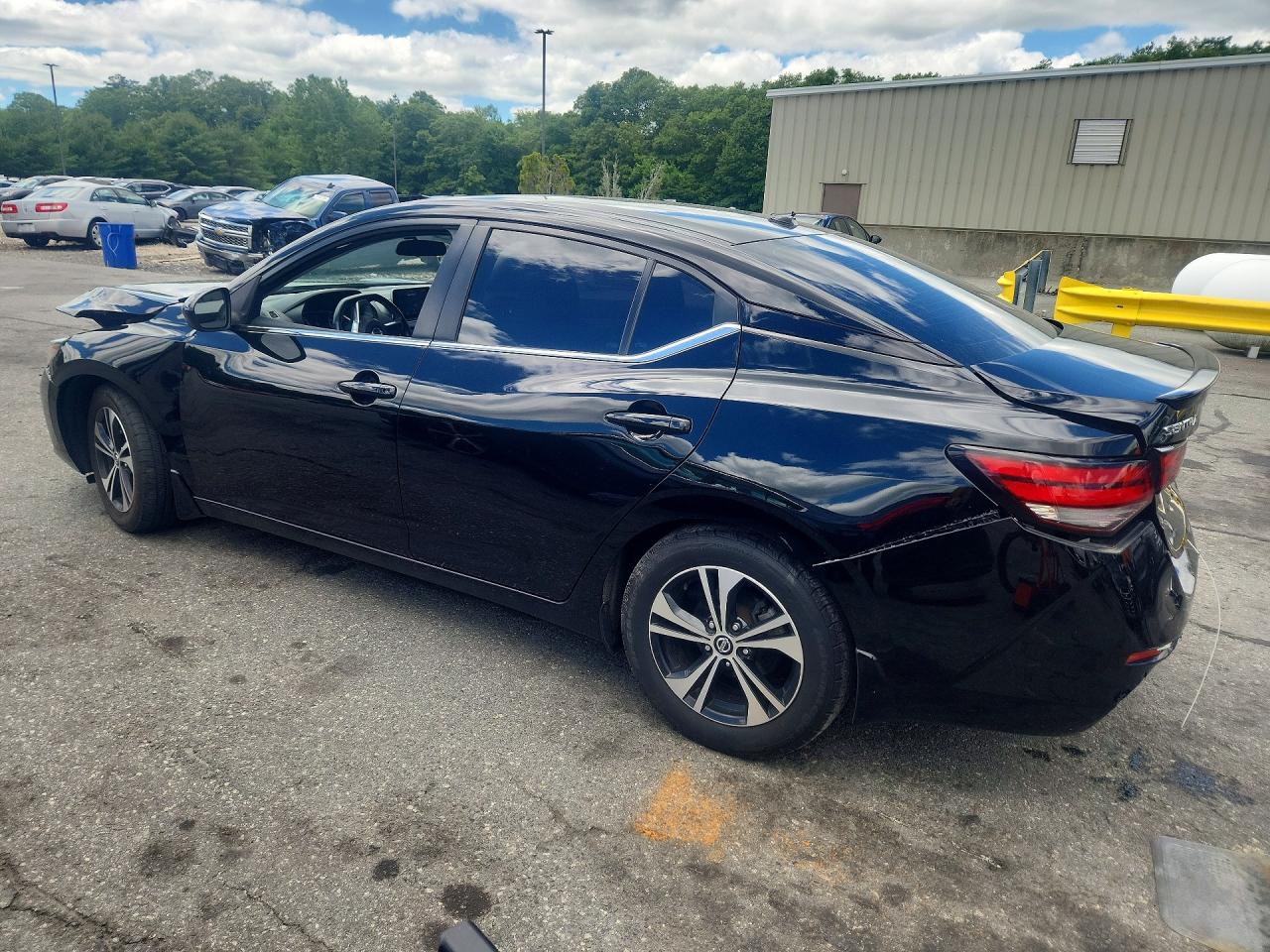 2021 Nissan Sentra Sv Black vin: 3N1AB8CV9MY323630
