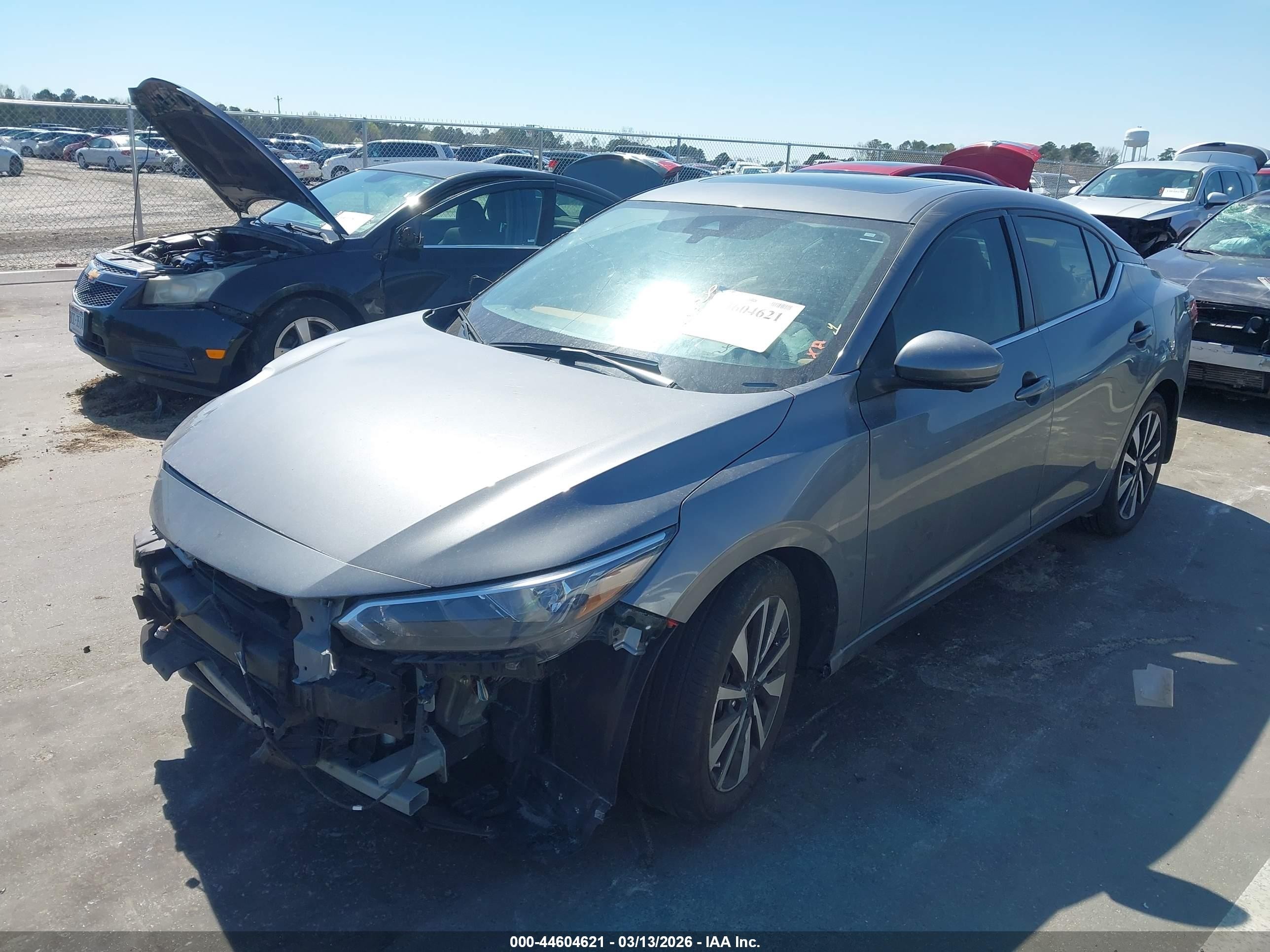 2024 Nissan Sentra Sv Xtronic Cvt Gray vin: 3N1AB8CV9RY209943