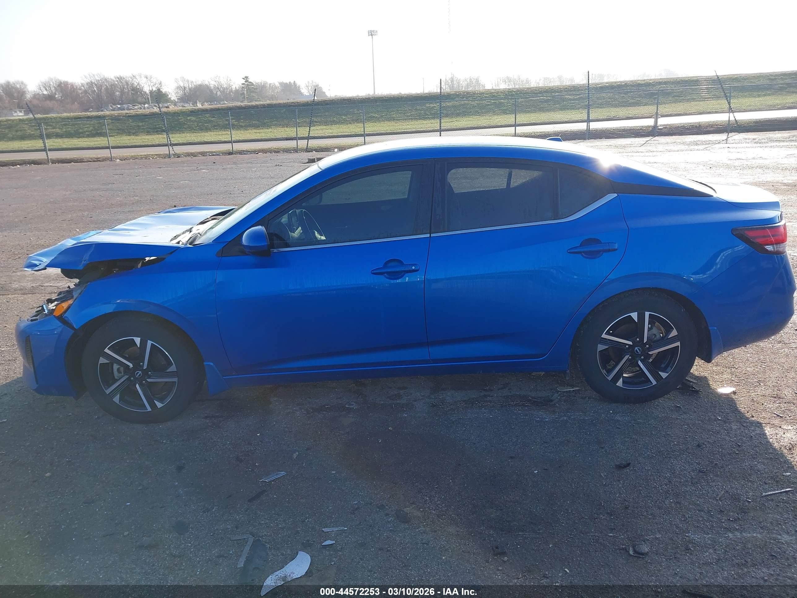 2024 Nissan Sentra Sv Xtronic Cvt Blue vin: 3N1AB8CV9RY310514
