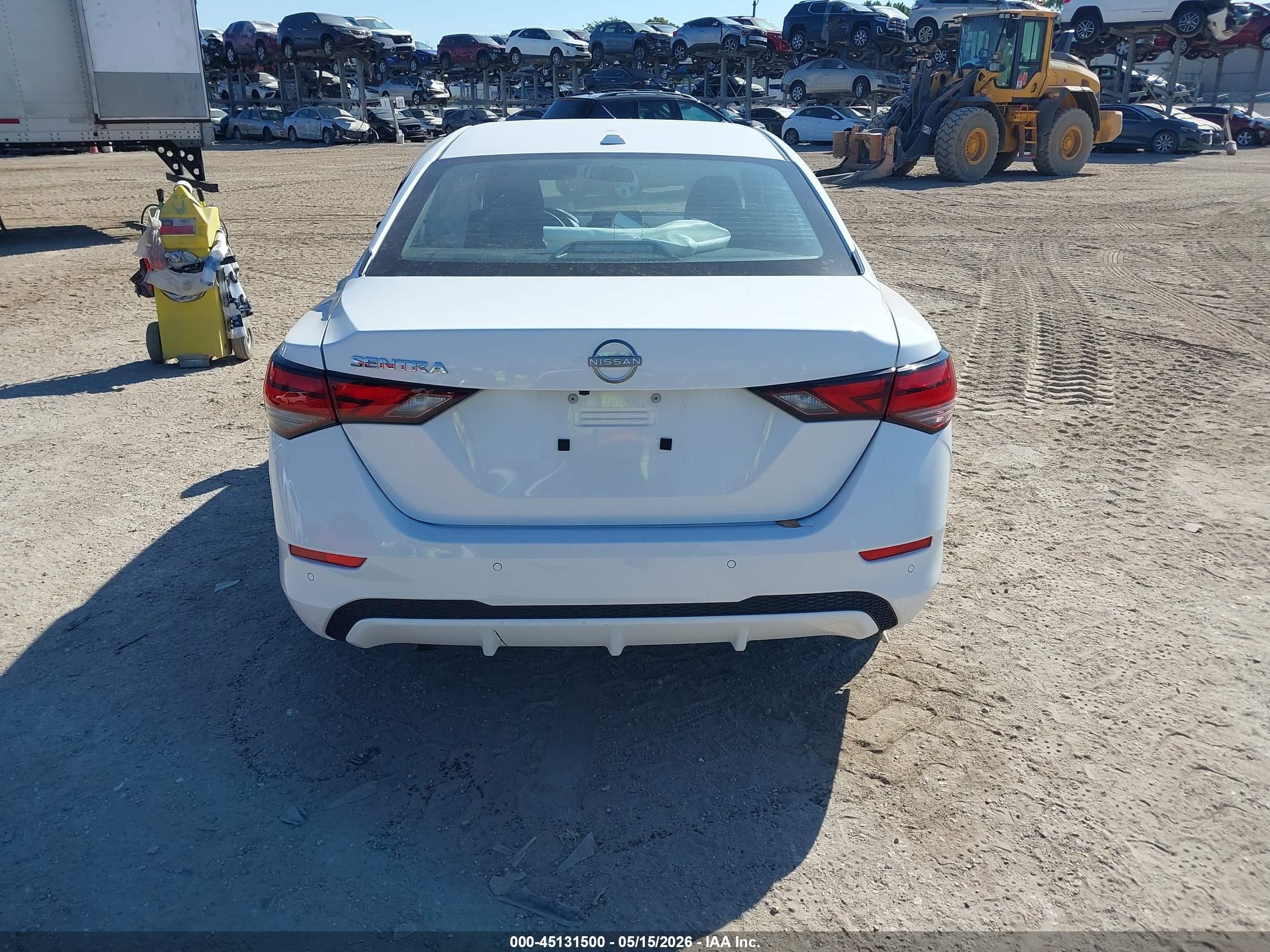 2025 Nissan Sentra Sv White vin: 3N1AB8CV9SY227283