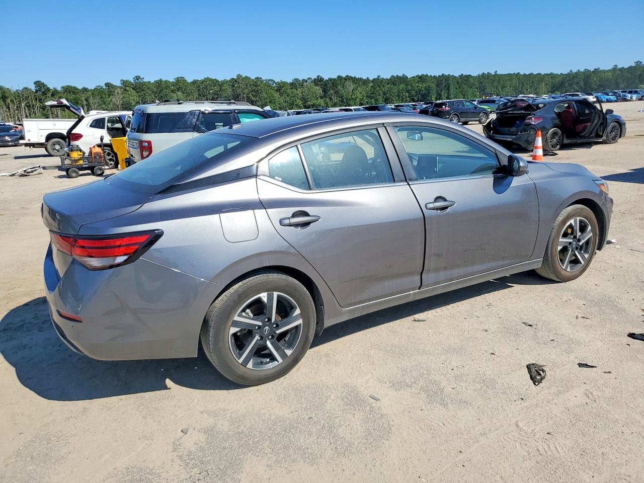 2025 Nissan Sentra Sv Gray vin: 3N1AB8CV9SY304072