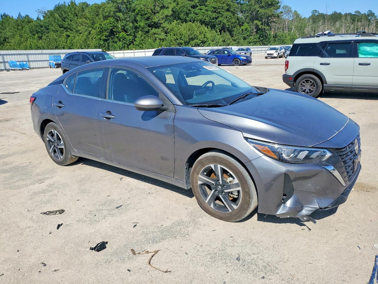 2025 Nissan Sentra Sv Gray vin: 3N1AB8CV9SY304072