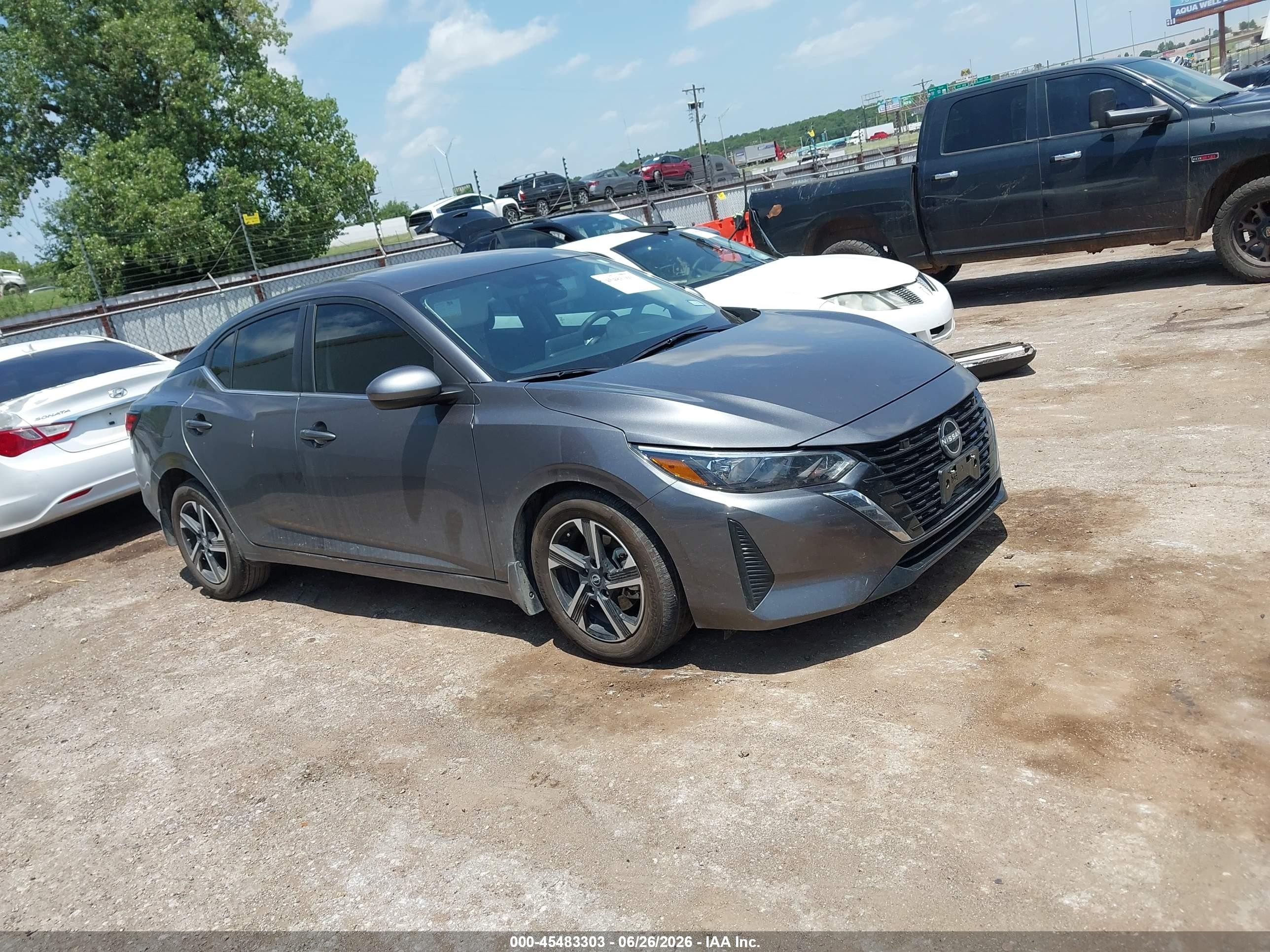 2025 Nissan Sentra Sv Gray vin: 3N1AB8CV9SY402812