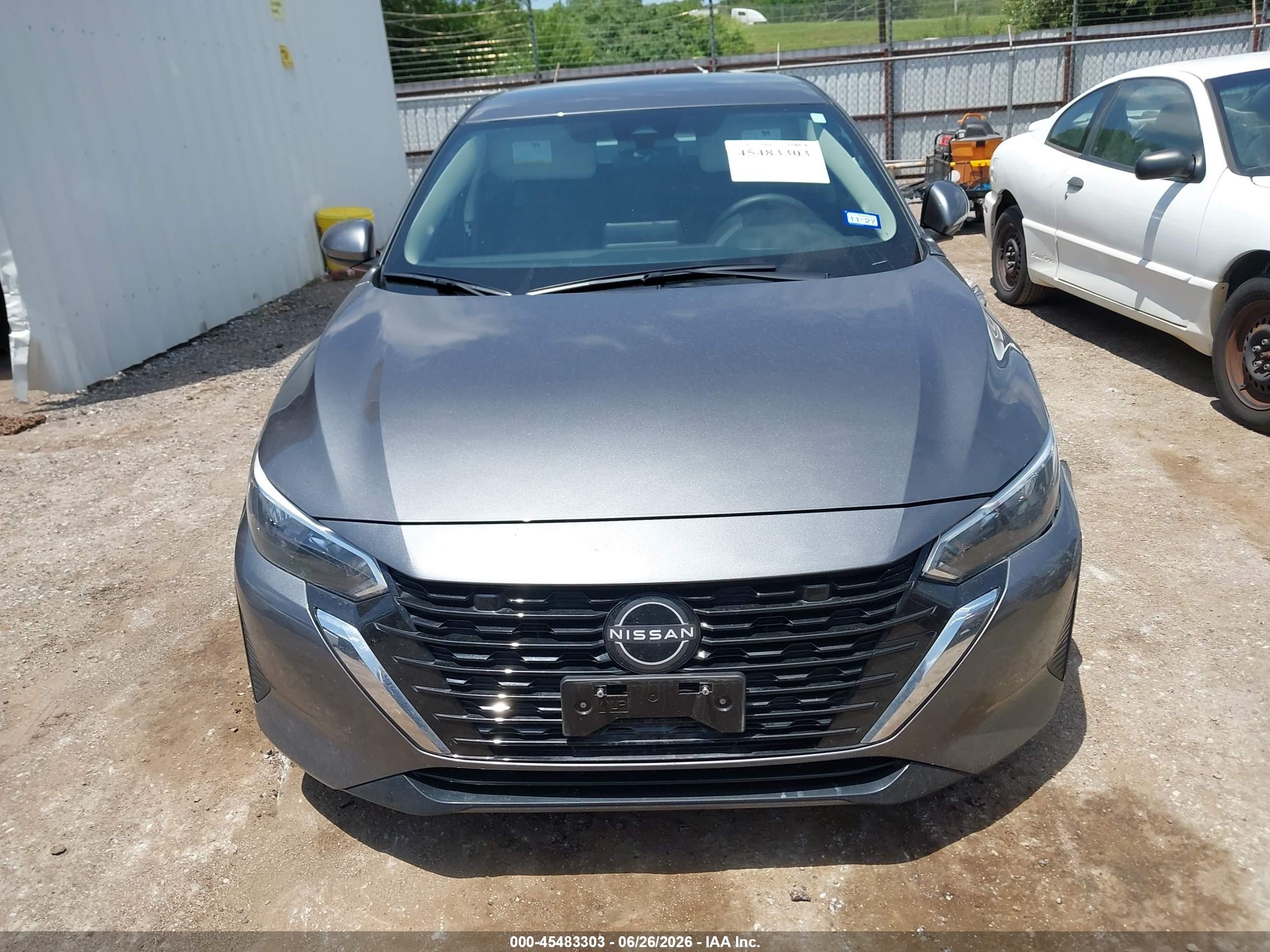 2025 Nissan Sentra Sv Серый vin: 3N1AB8CV9SY402812