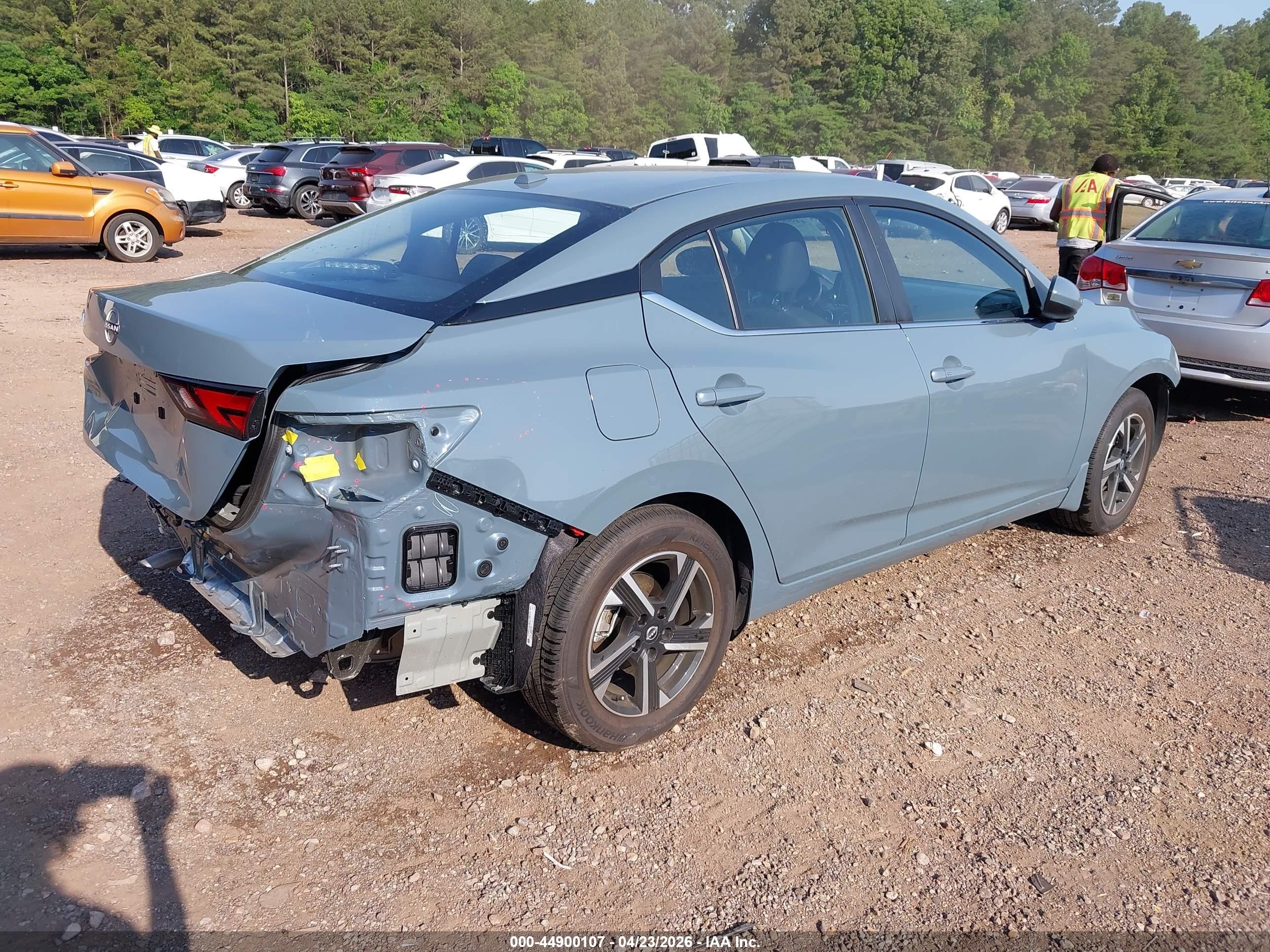2025 Nissan Sentra Sv Gray vin: 3N1AB8CV9SY419786