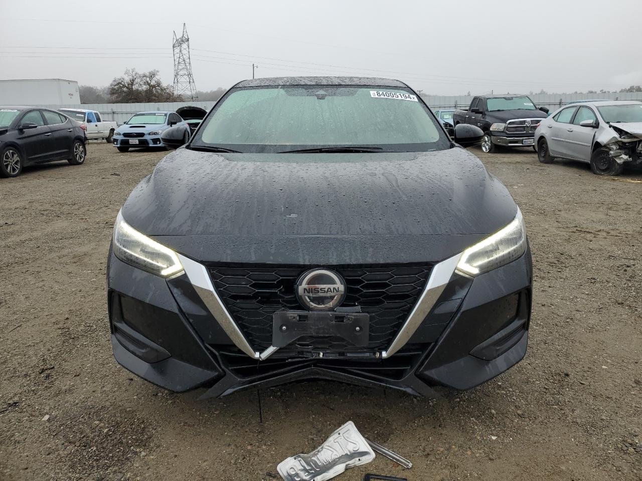 2020 Nissan Sentra Sv Black vin: 3N1AB8CVXLY282908