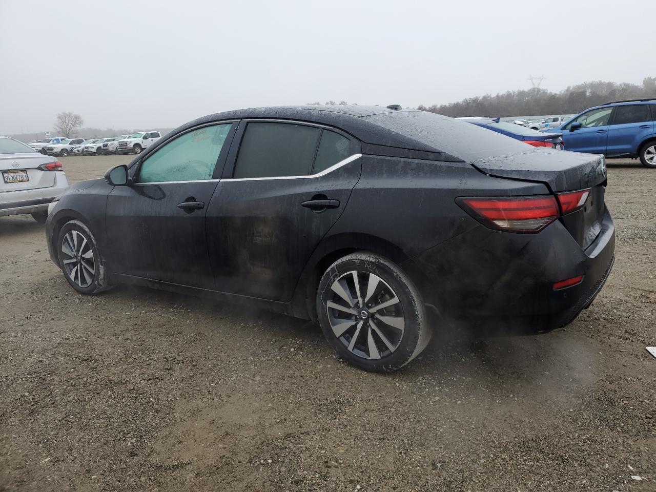 2020 Nissan Sentra Sv Black vin: 3N1AB8CVXLY282908